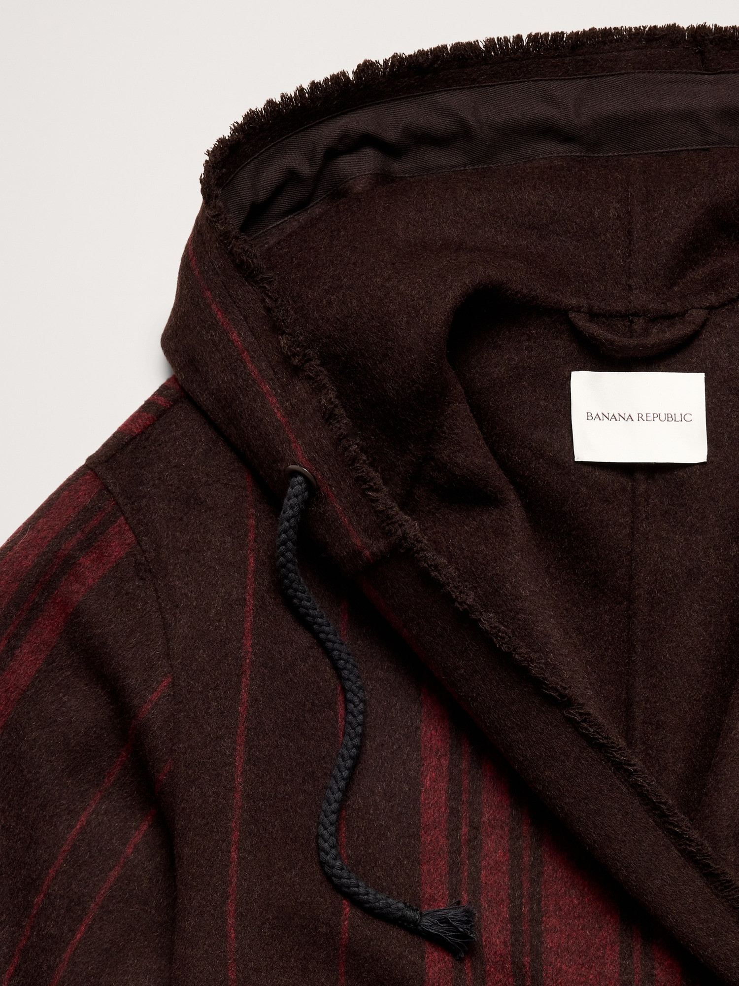 Image number 7 showing, Double-Faced Wool-Blend Parka Coat