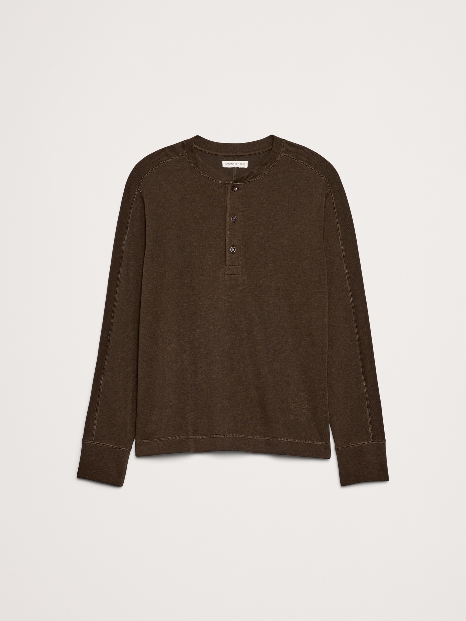 Image number 4 showing, Slub Double-Knit Henley T-Shirt