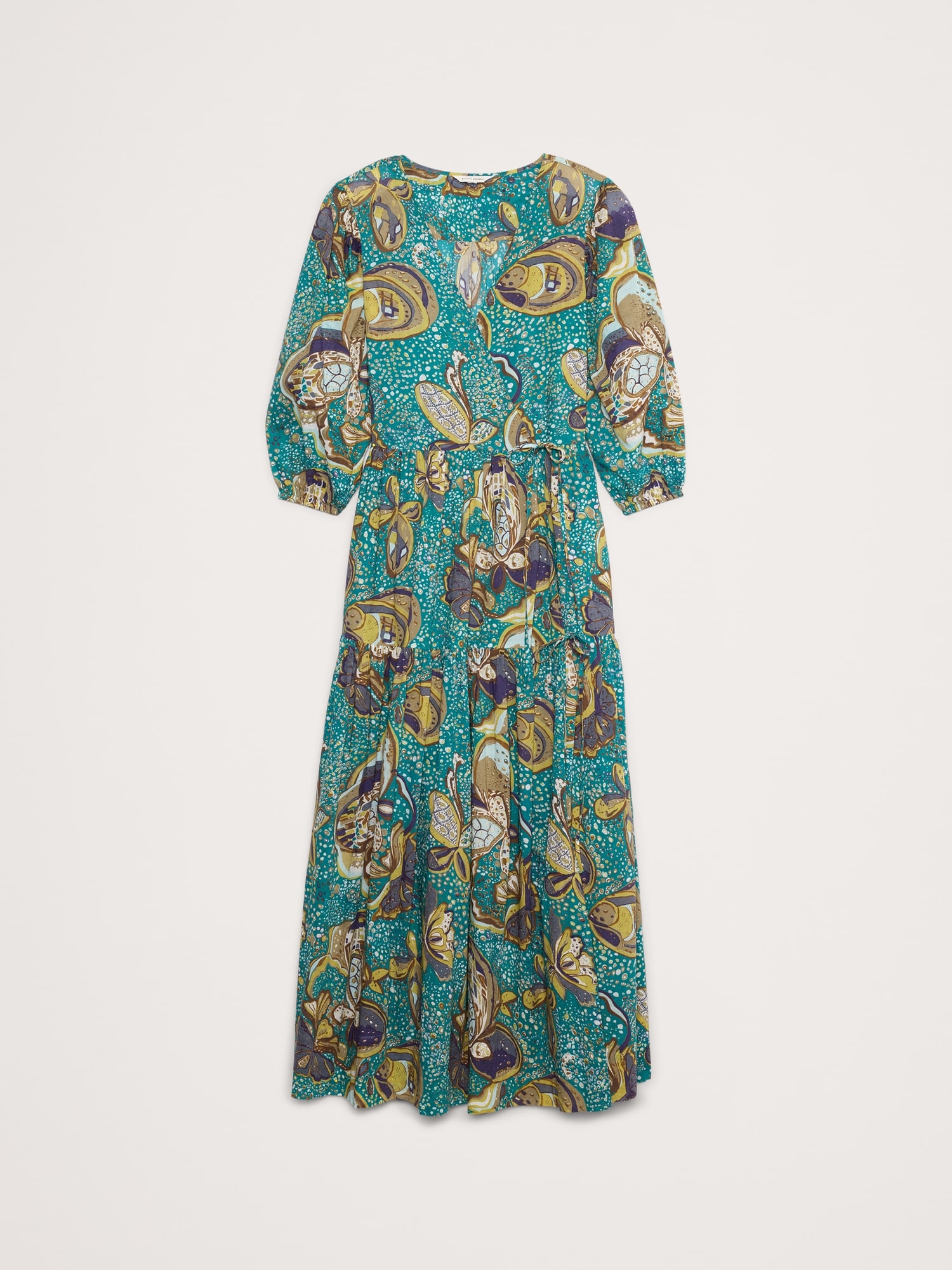 Image number 7 showing, Cotton Wrap Maxi Dress