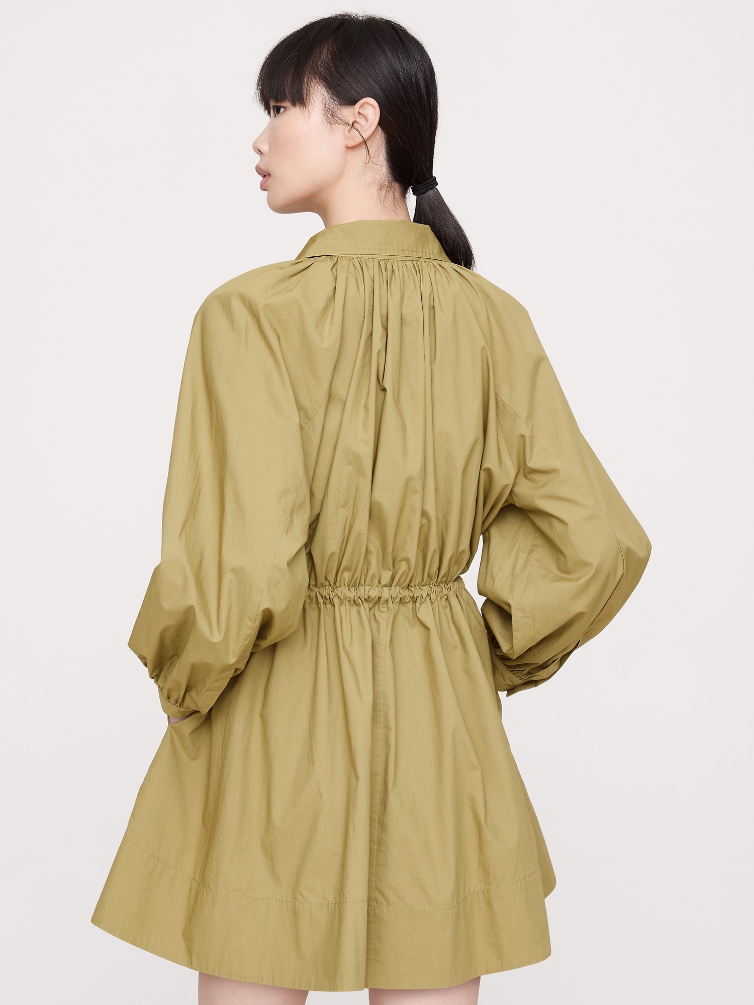 Image number 2 showing, Cotton Poplin Mini Shirtdress
