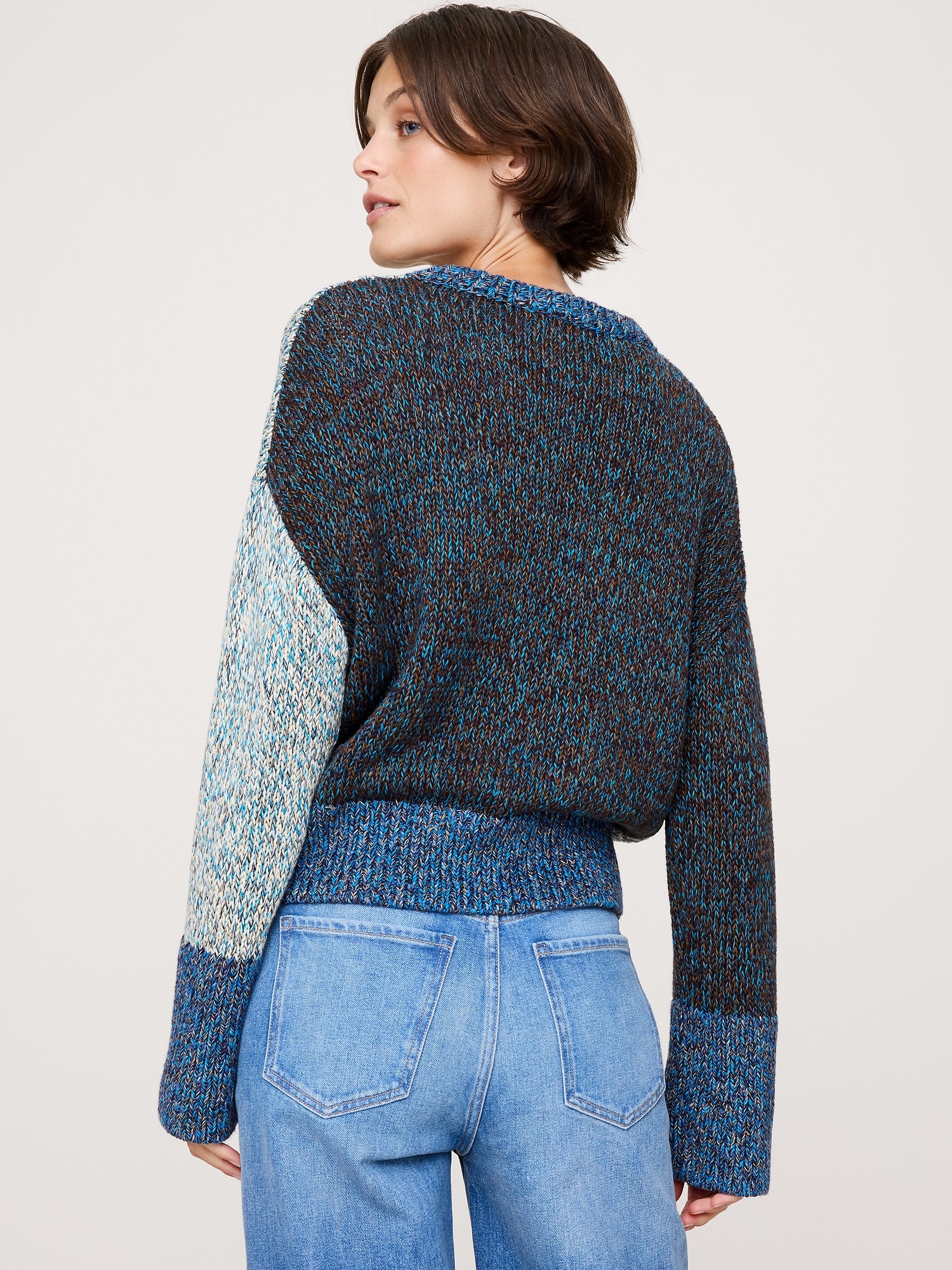 Image number 2 showing, Cotton V-Neck Sweater