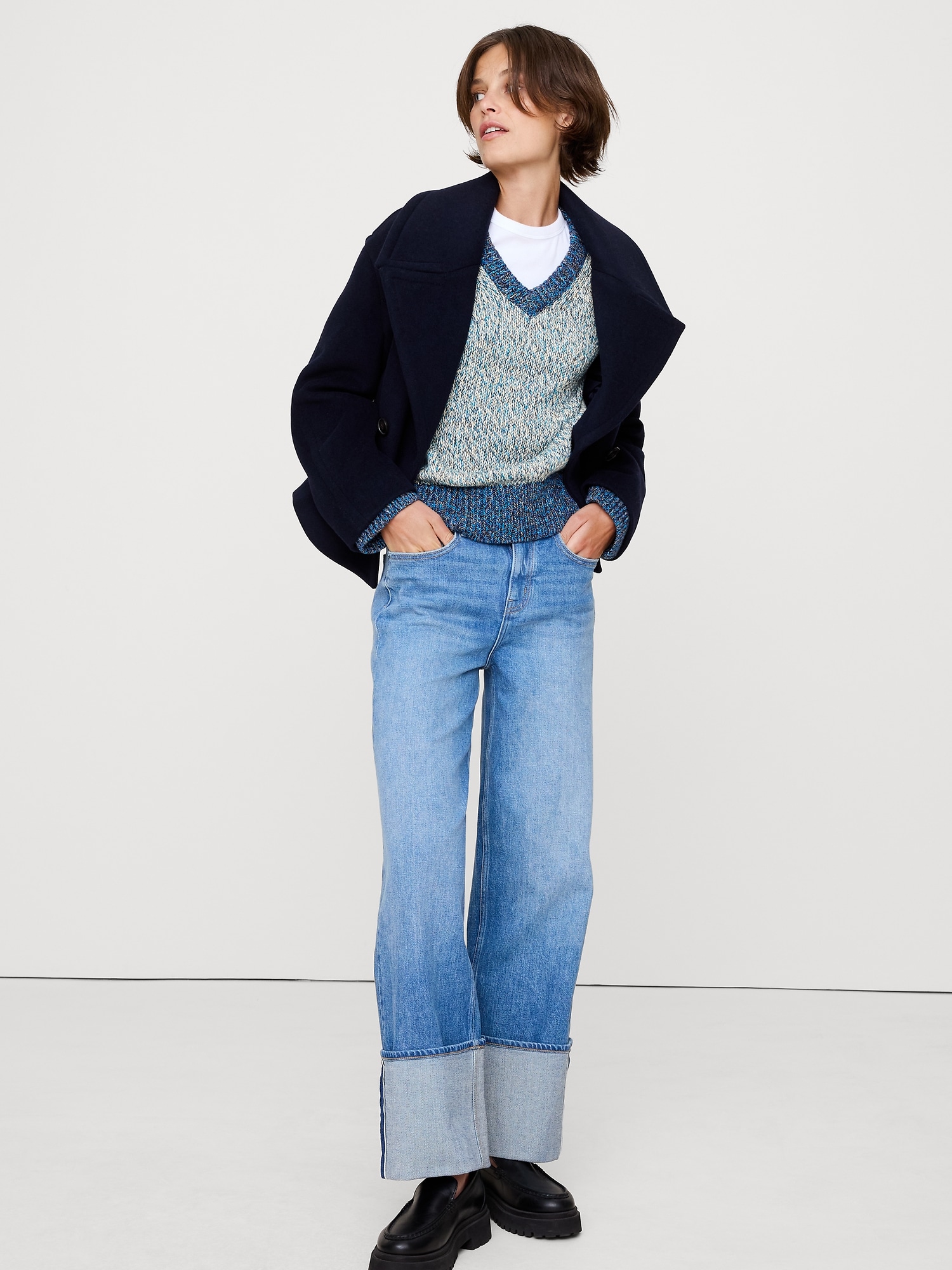 Image number 3 showing, Cotton V-Neck Sweater