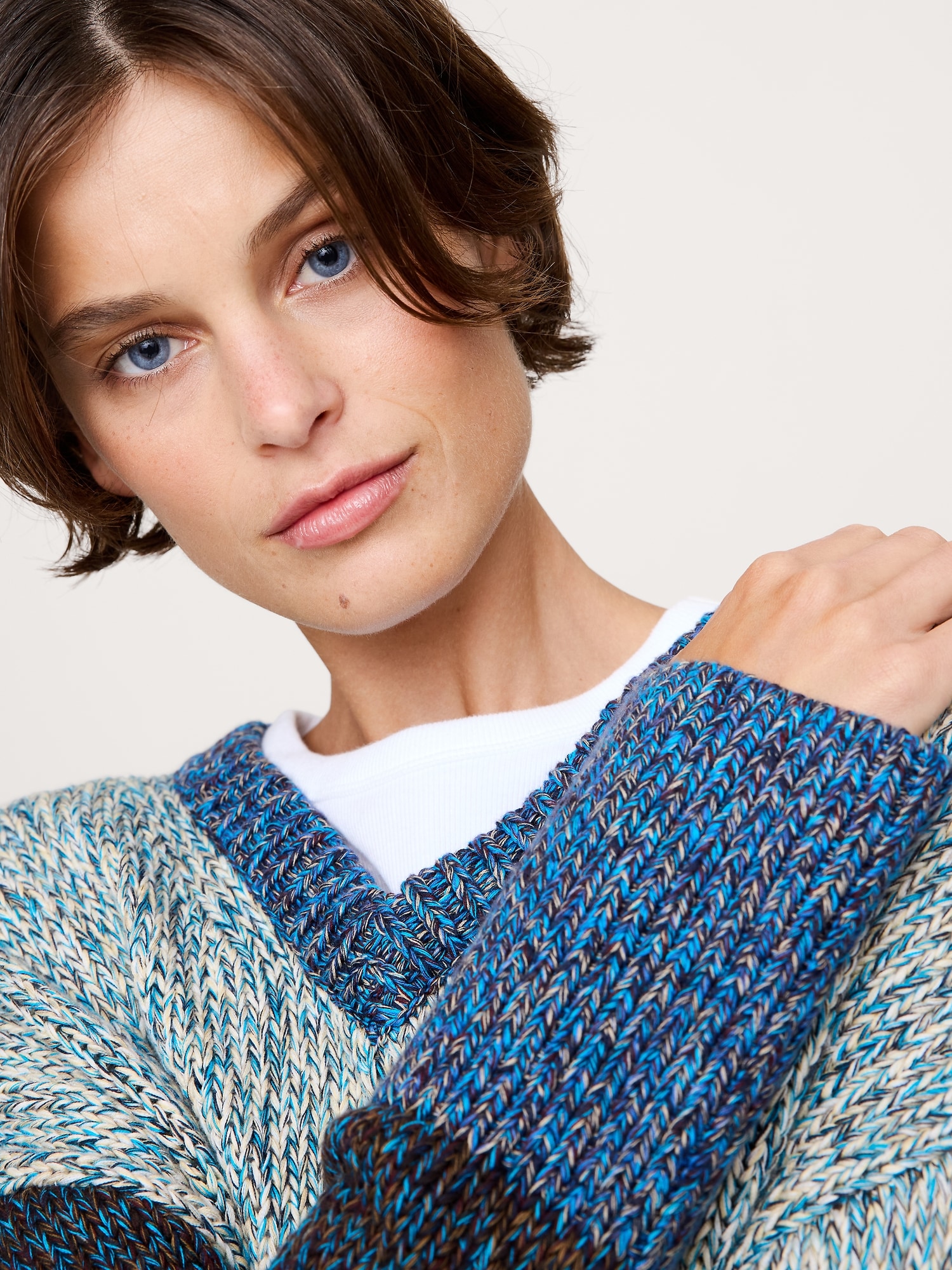 Image number 5 showing, Cotton V-Neck Sweater