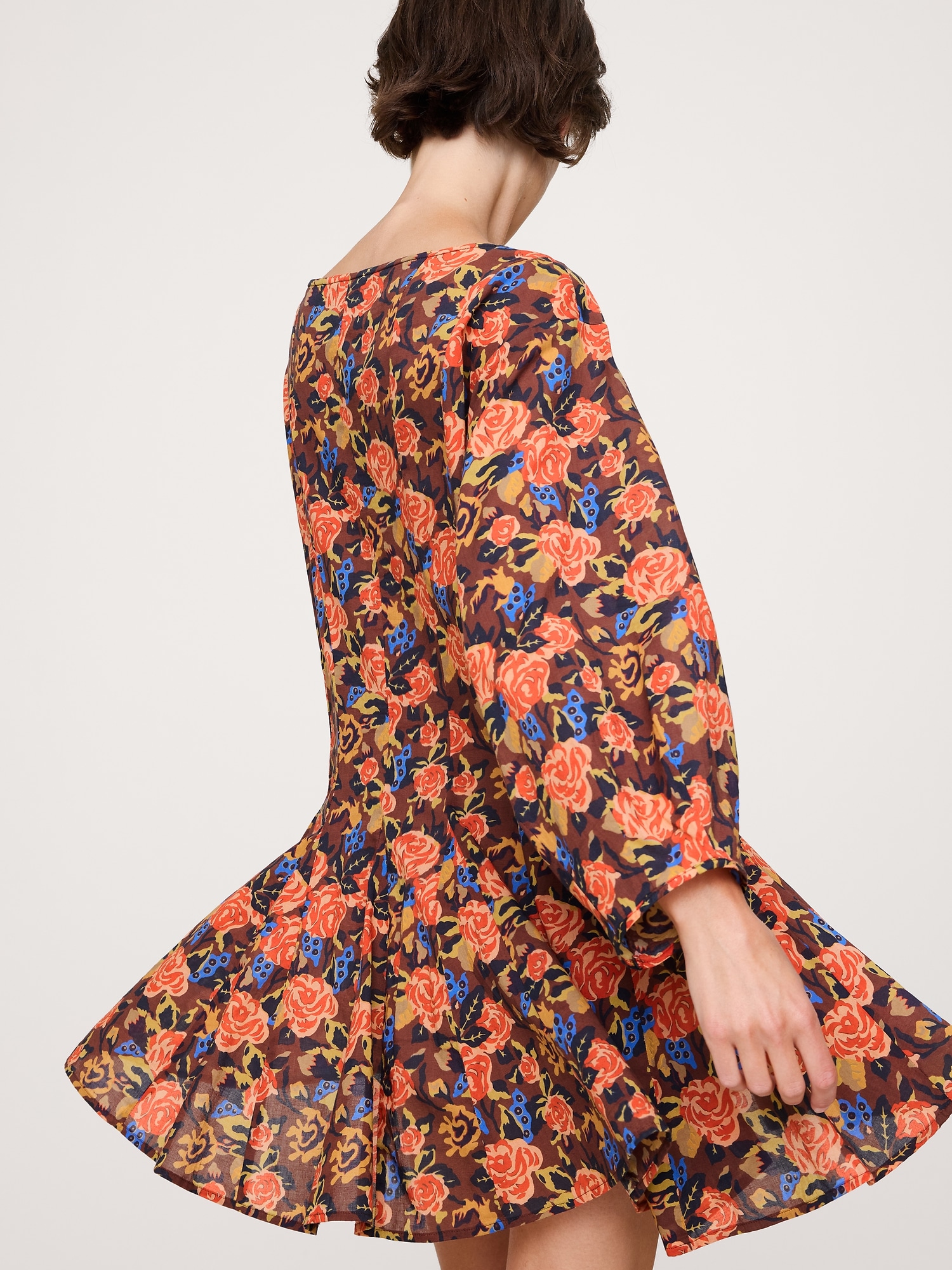 Image number 3 showing, Cotton Mini Dress with Belt Bag
