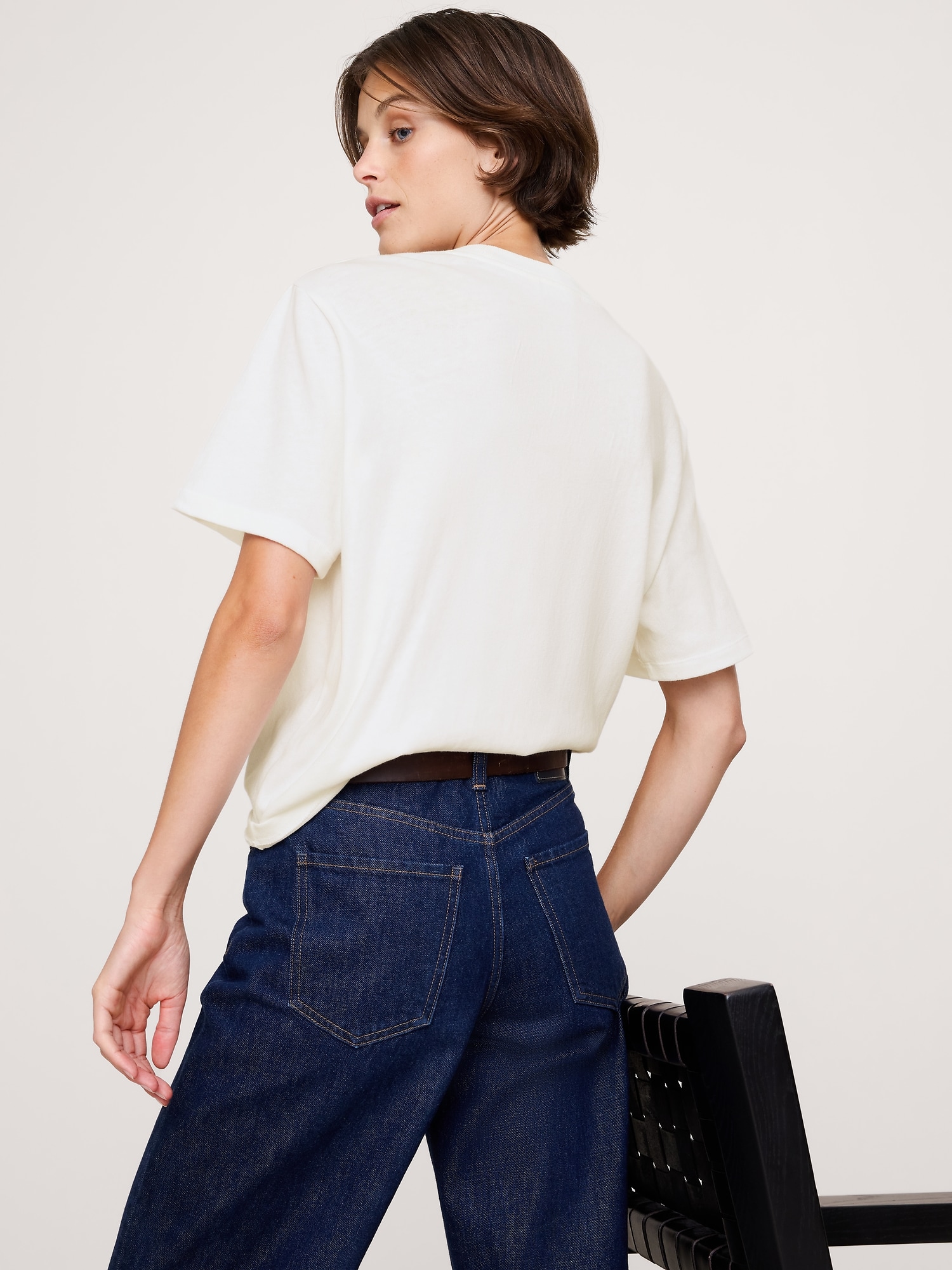 Image number 2 showing, Relaxed Jersey Cotton Crew-Neck T-Shirt