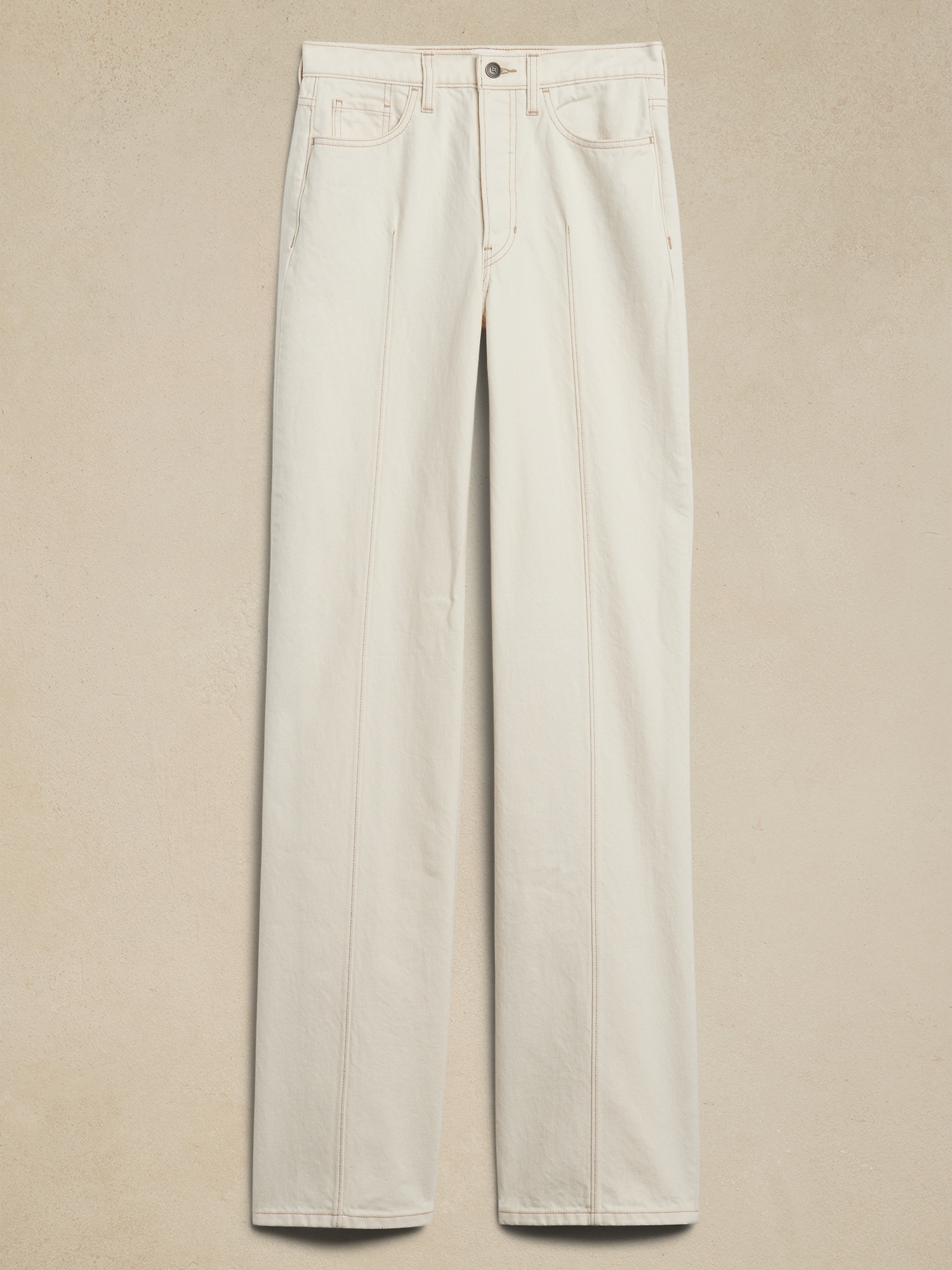 Jean nervuré - Beige