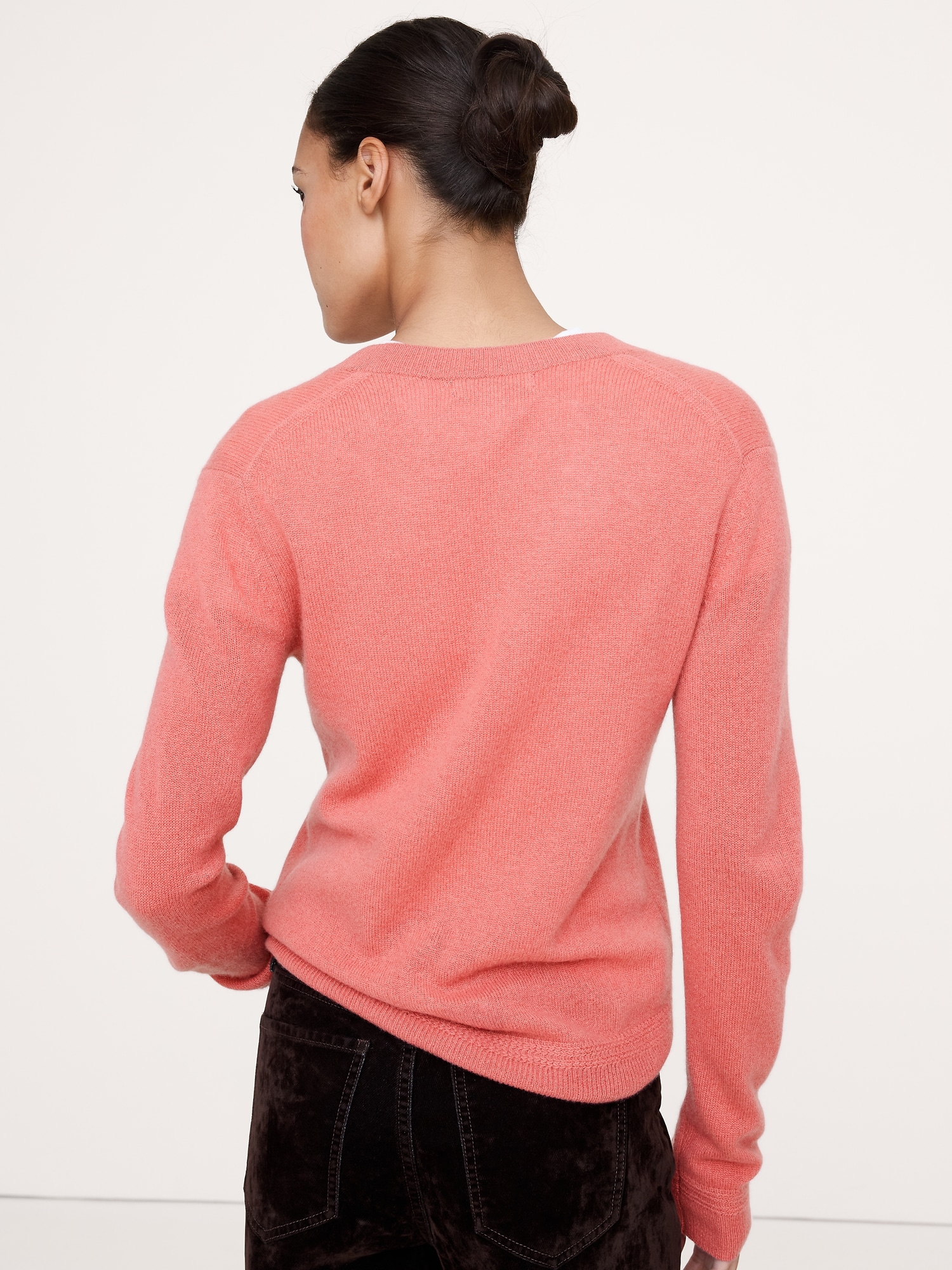 Image number 2 showing, Lightweight Cashmere V-Neck Sweater