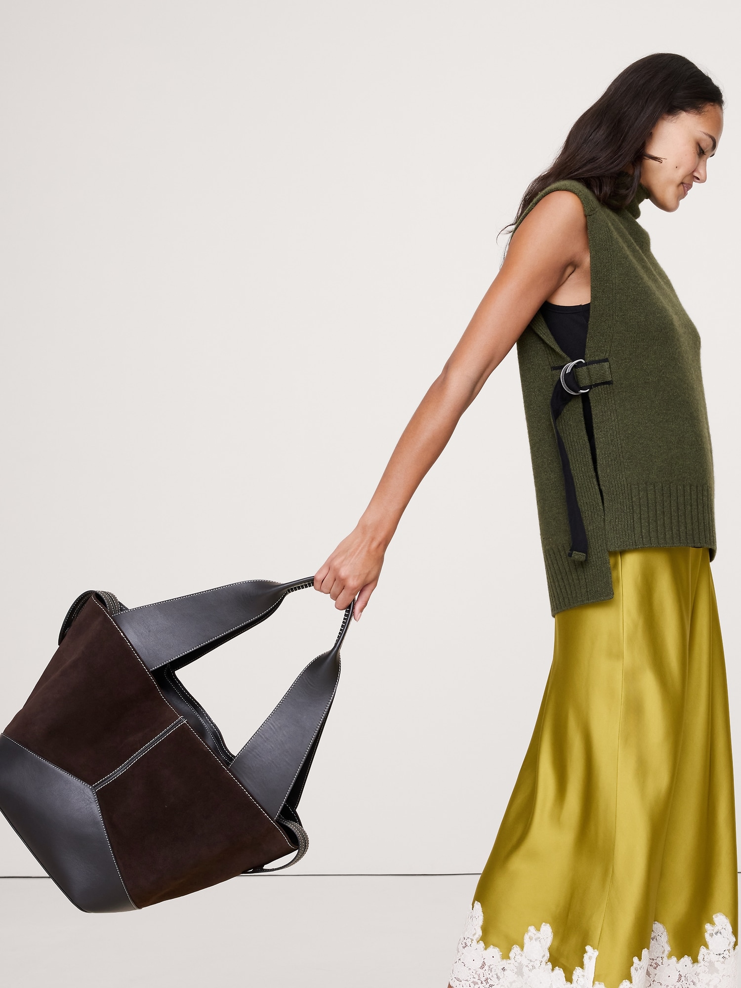 Image number 6 showing, Large Patchwork Medium Zip Tote