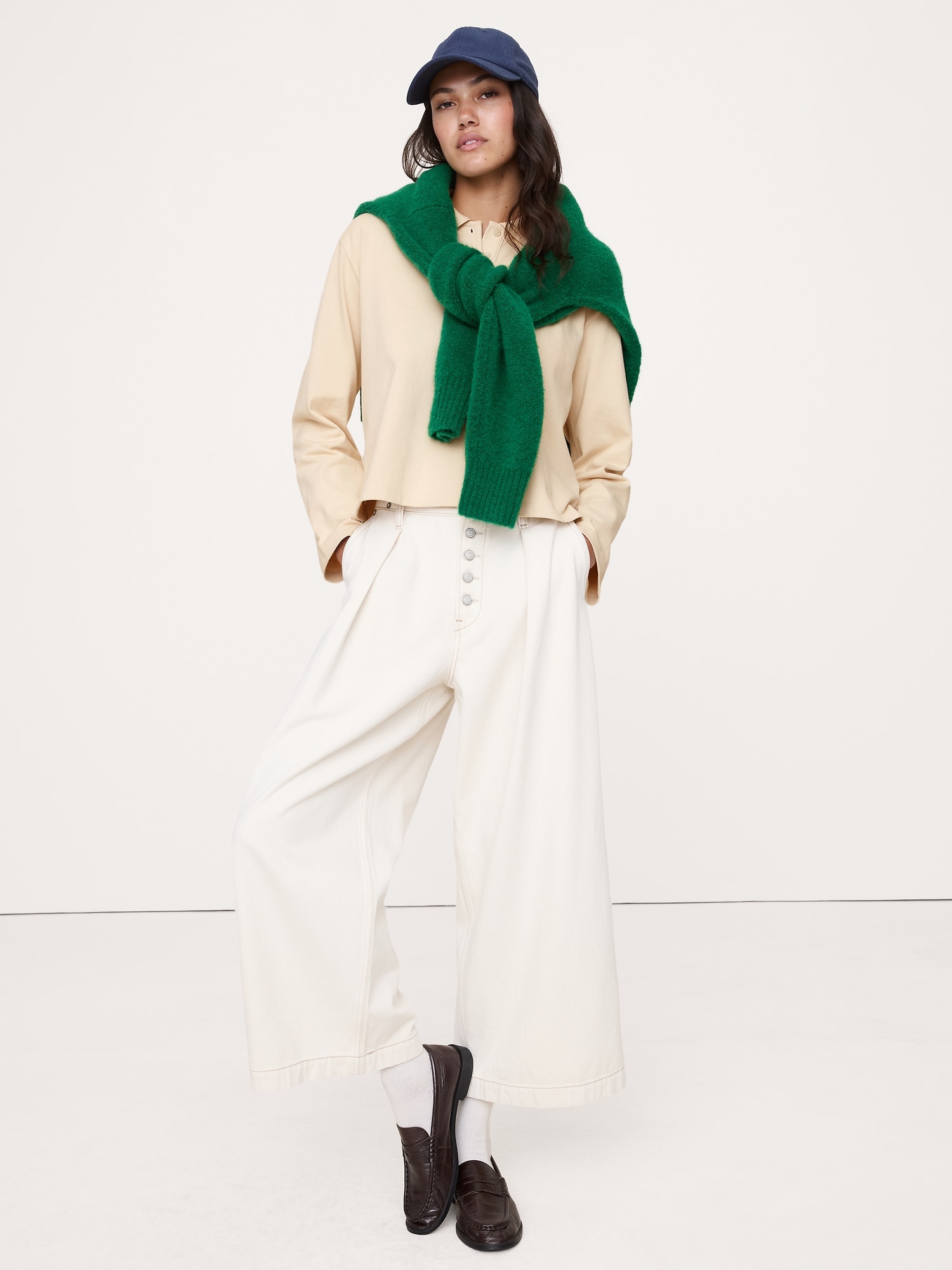 Image number 3 showing, Oversized Heavyweight Cotton Polo