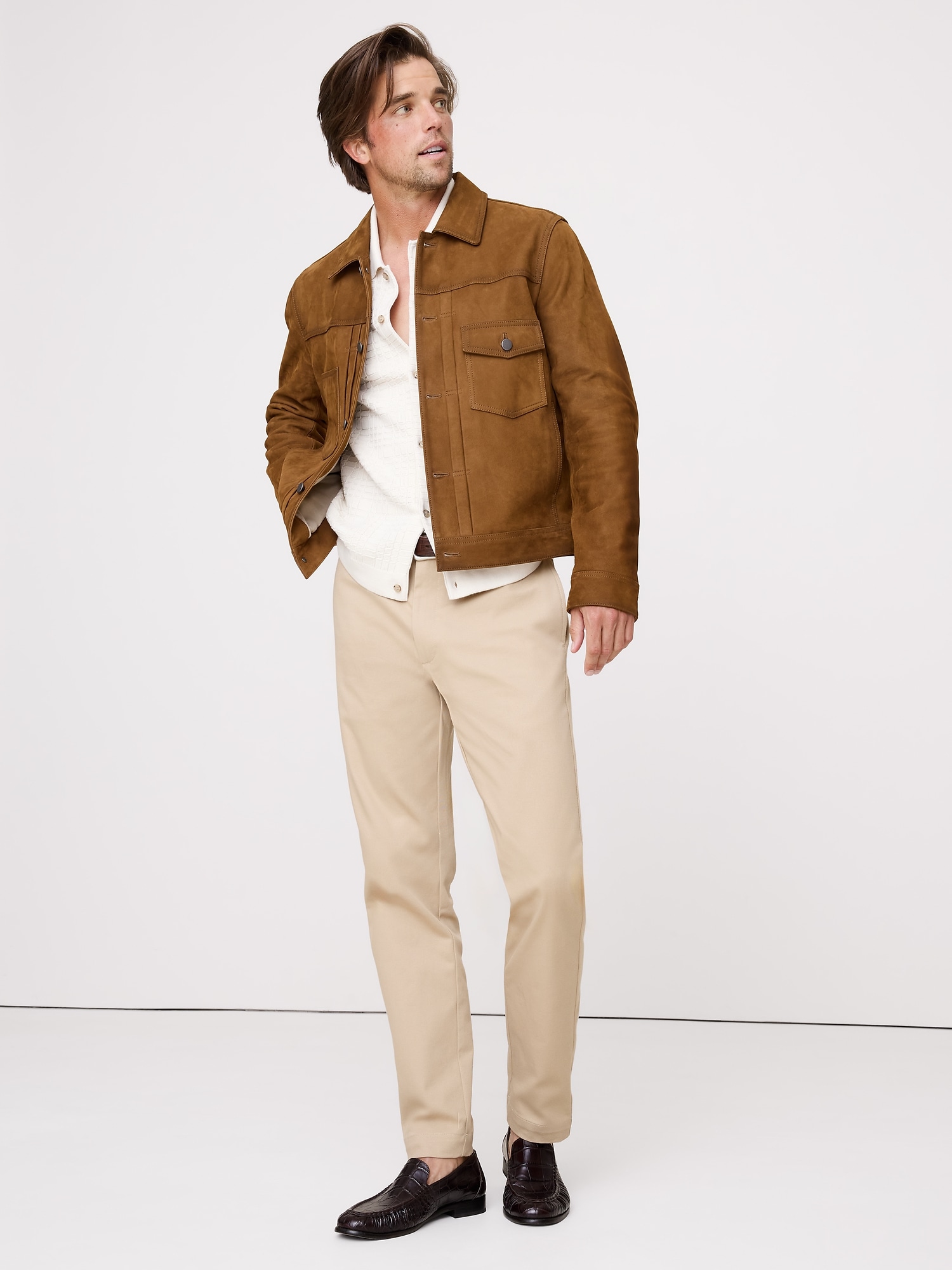 Image number 1 showing, Slim Italian-Stretch Chino