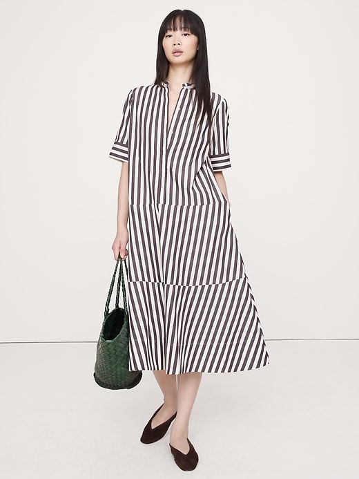 white christmas dresses City Poplin Shirtdress main image 0