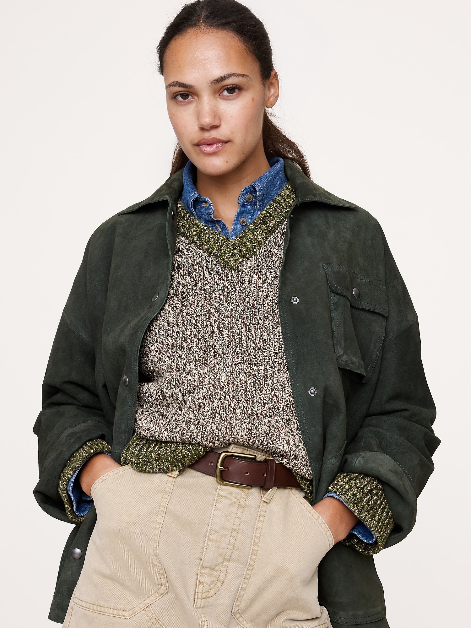 Image number 6 showing, Cotton V-Neck Sweater