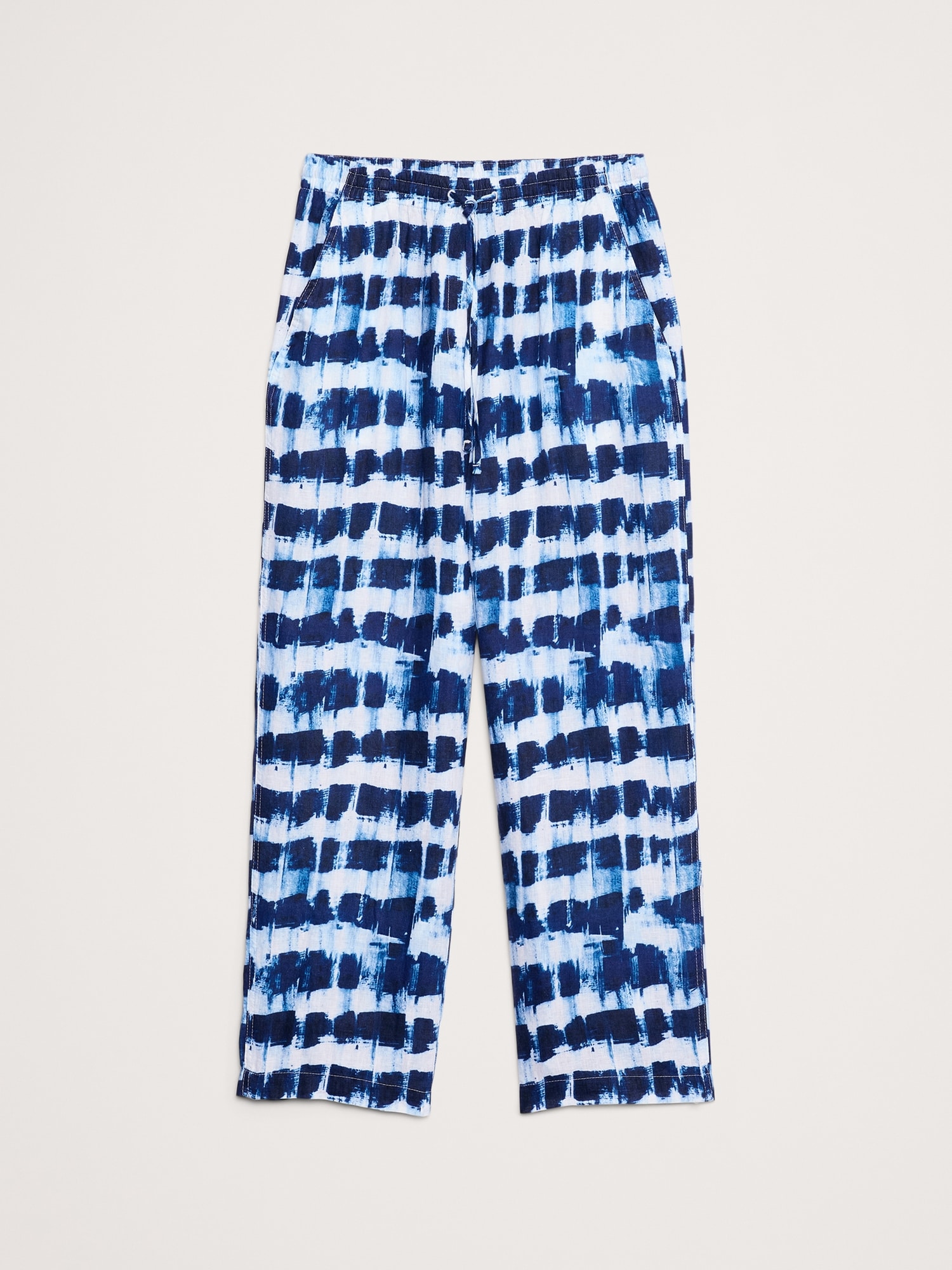 Image number 4 showing, Linen Pull-On Ankle Pant