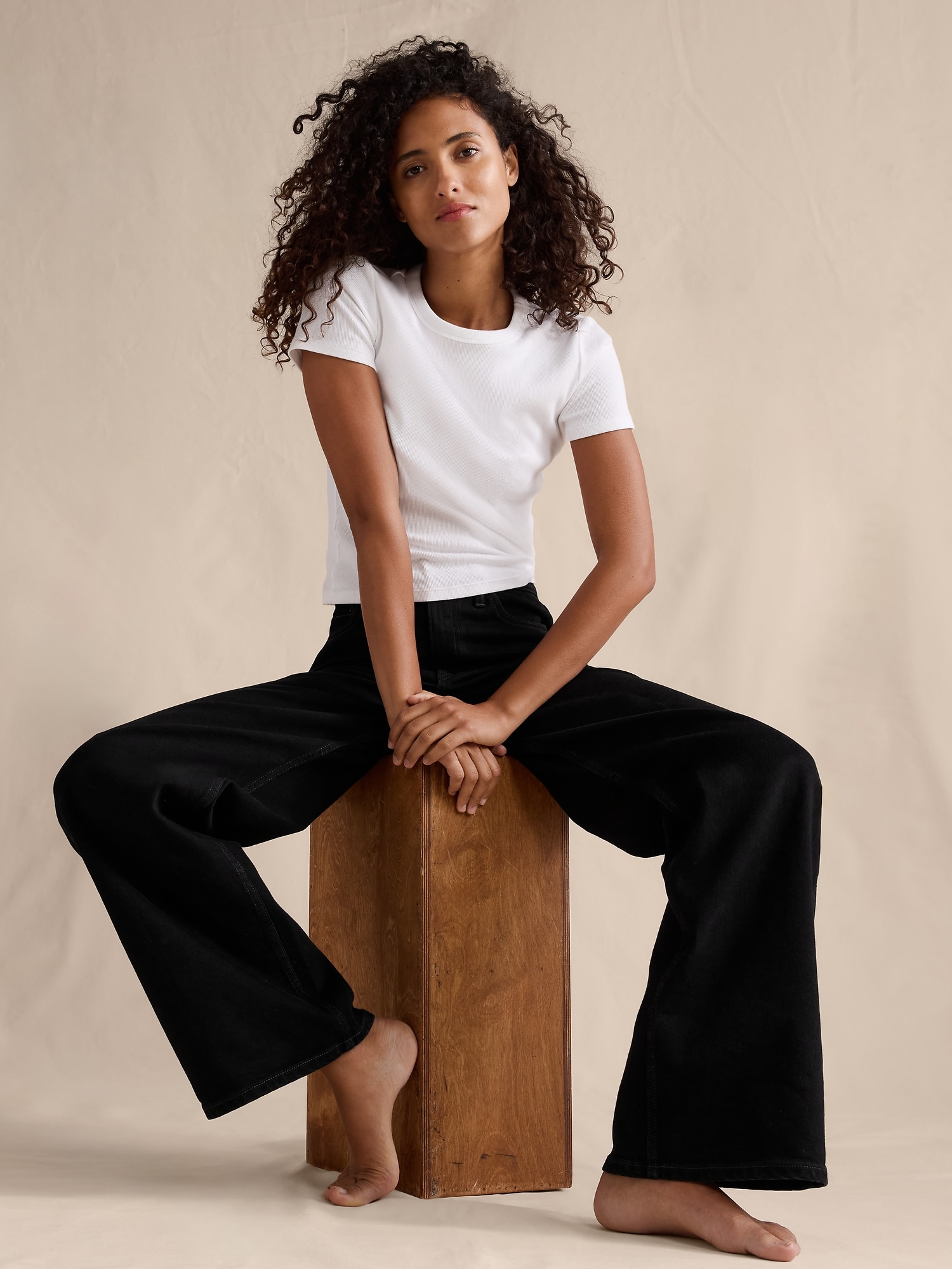 Image number 5 showing, THE ICON CLASSIC WIDE-LEG JEAN
