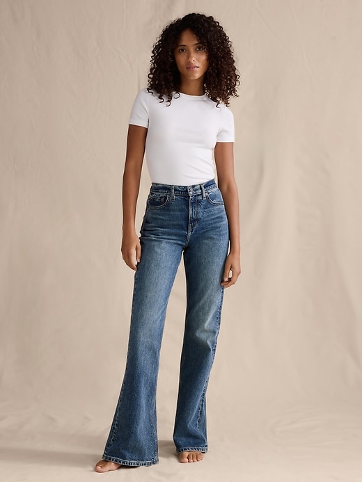 High-Rise Bootcut Jean Banana Republic