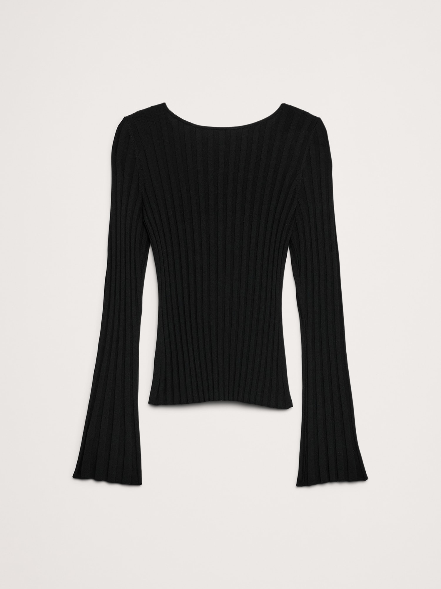 Image number 4 showing, SCULPTED RIBBED BACKLESS TOP