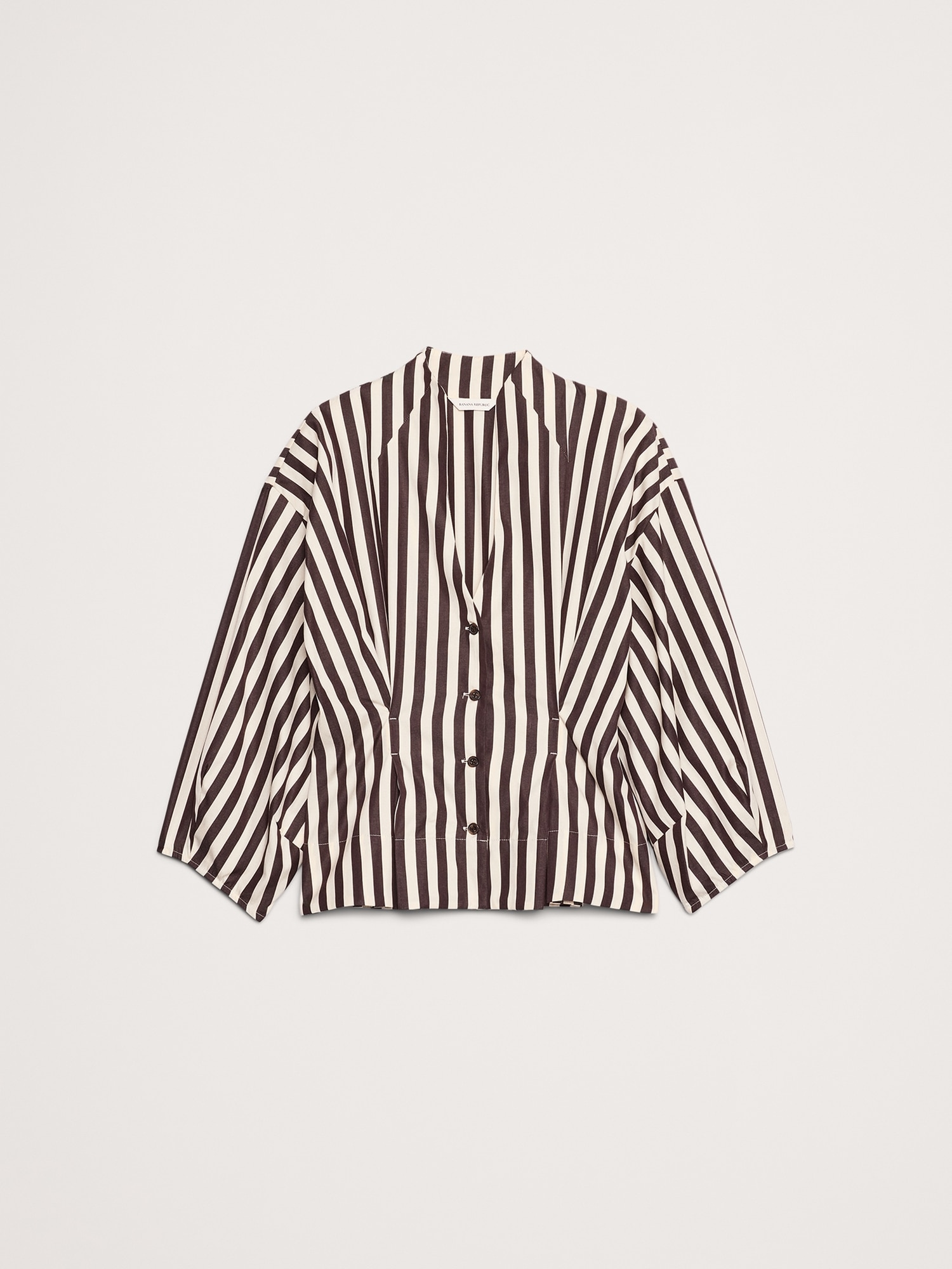 Image number 6 showing, Cotton Poplin Cinched-Waist Shirt
