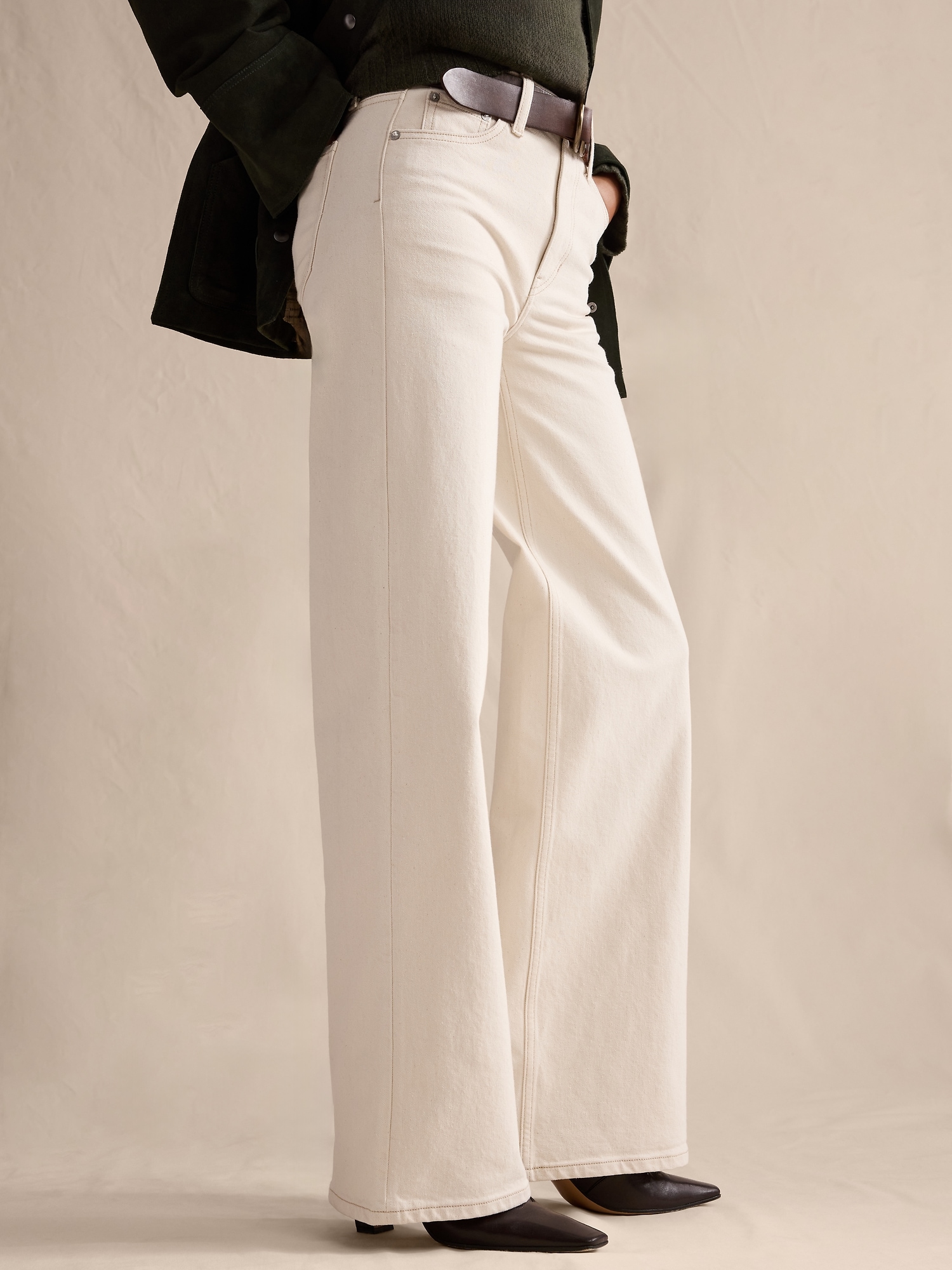 Image number 4 showing, THE ICON CLASSIC WIDE-LEG JEAN