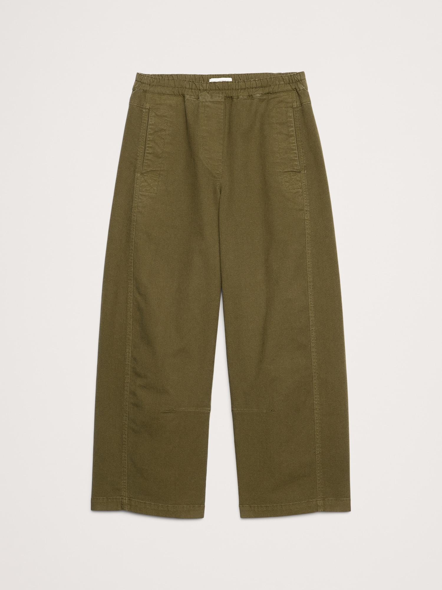 Image number 5 showing, Mid-Rise Relaxed Painter Pull-On Pant