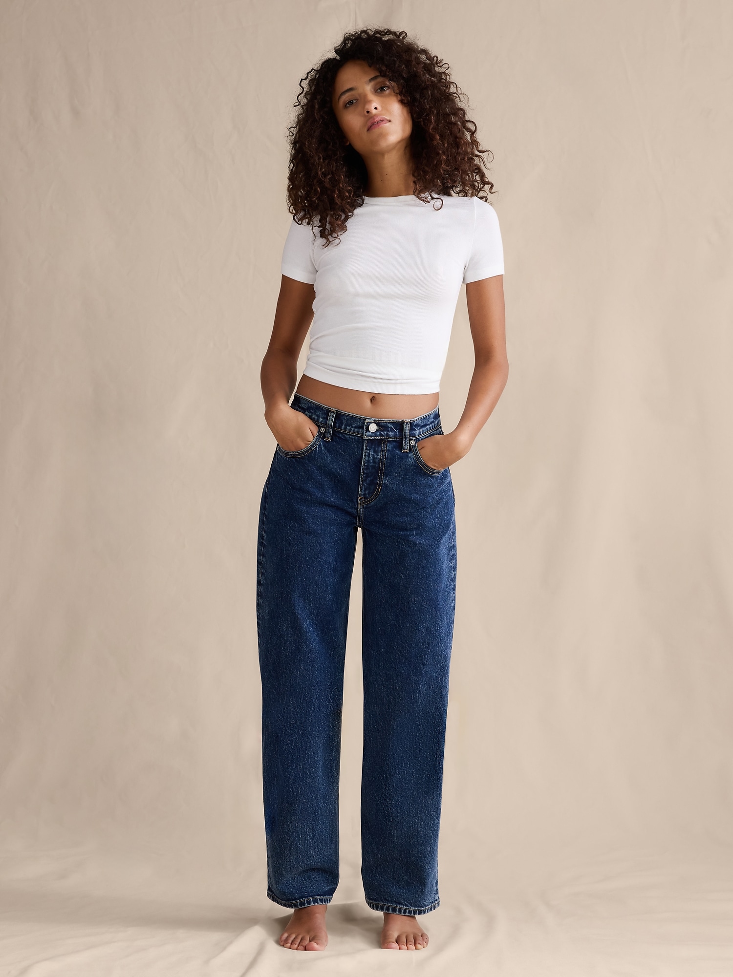 Image number 5 showing, Mid-Rise 90s Loose Jean
