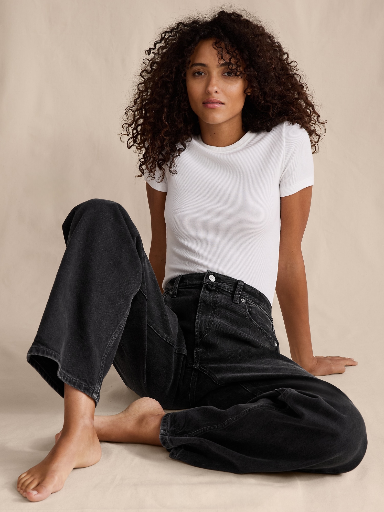 Image number 5 showing, Mid-Rise 90S Loose Jean