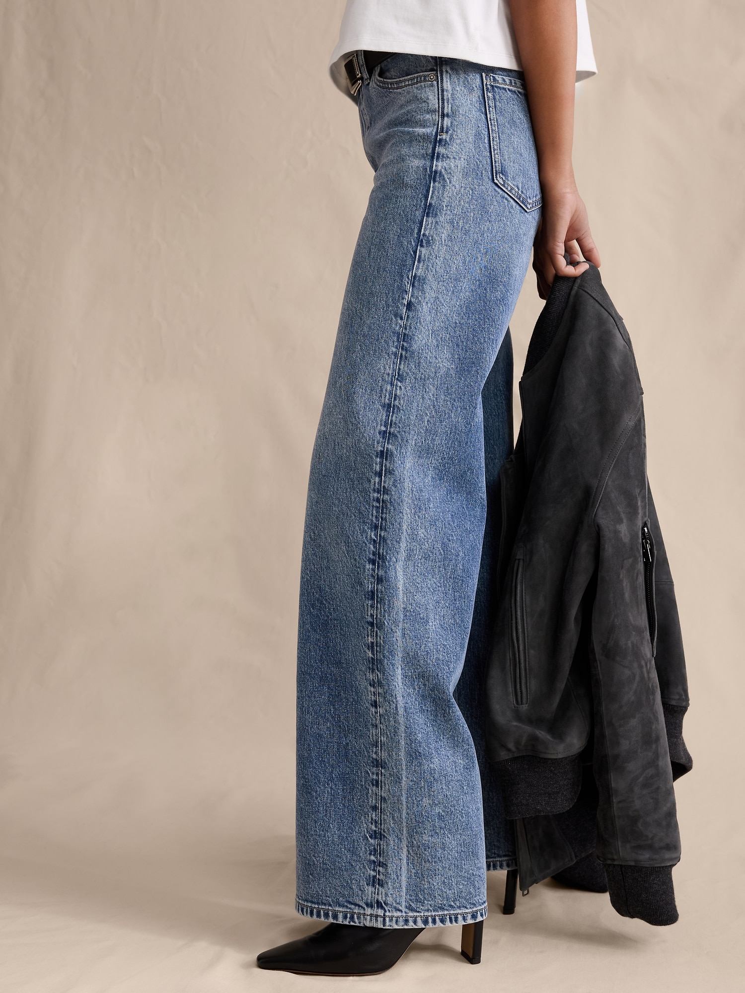 Image number 4 showing, THE ICON CLASSIC WIDE-LEG JEAN