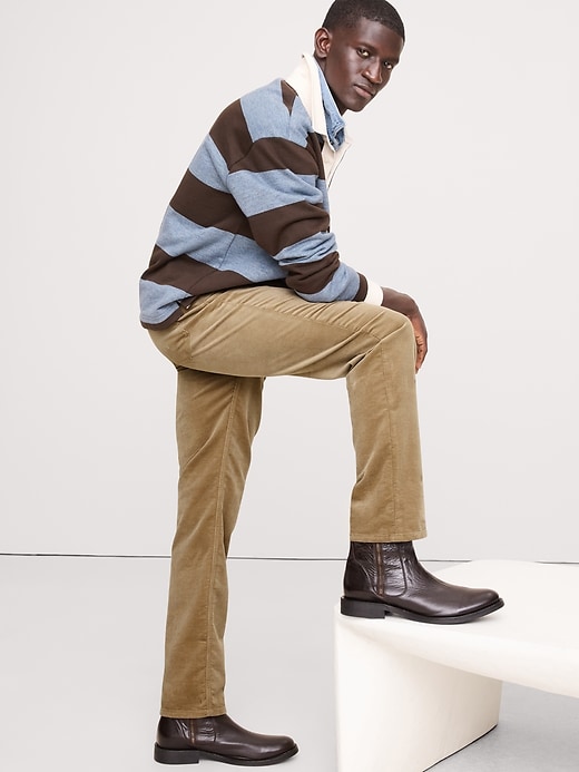 Straight Stretch-Corduroy Traveler Pant | Banana Republic