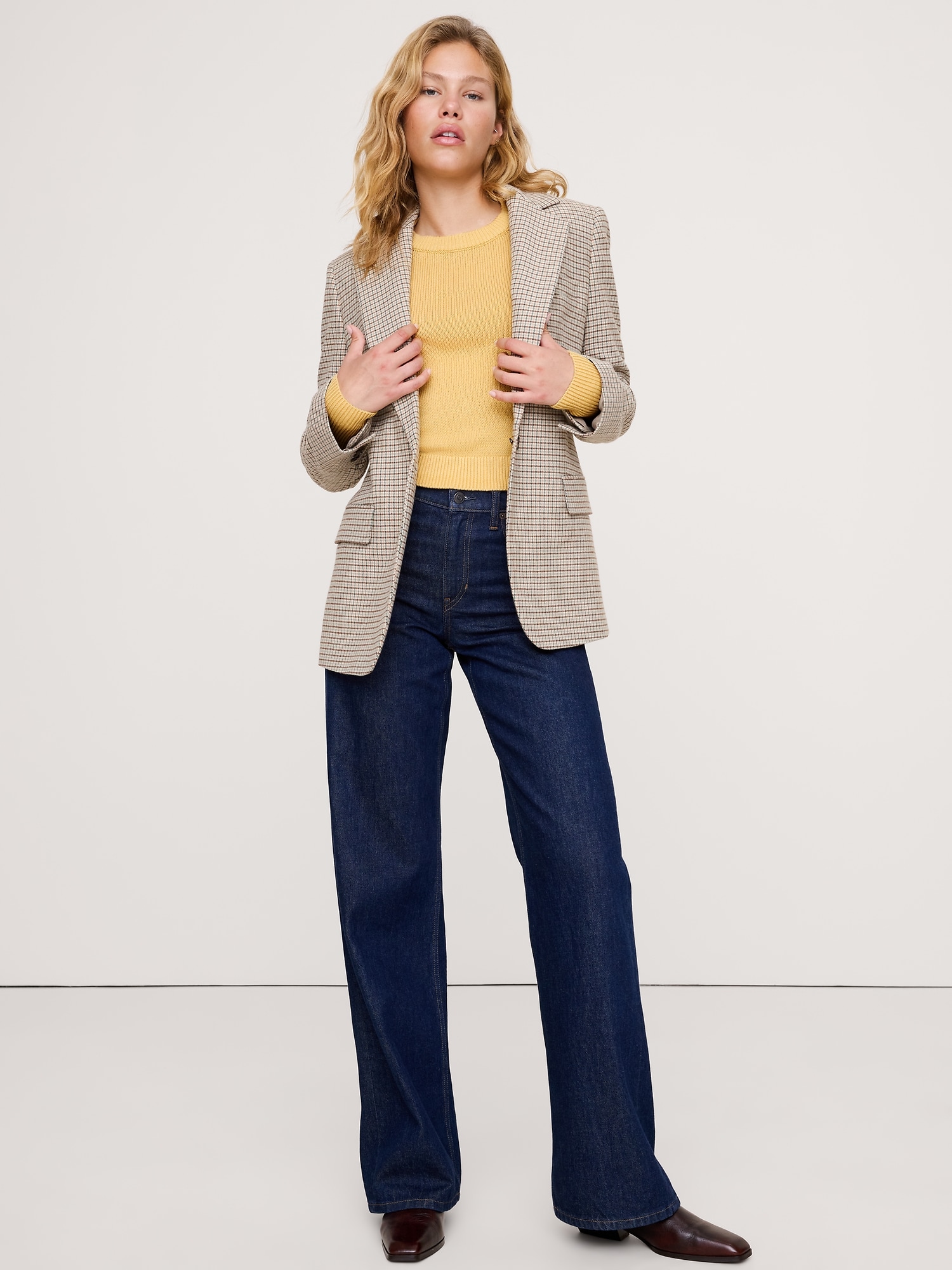 Image number 4 showing, Cotton-Silk Crew-Neck Sweater