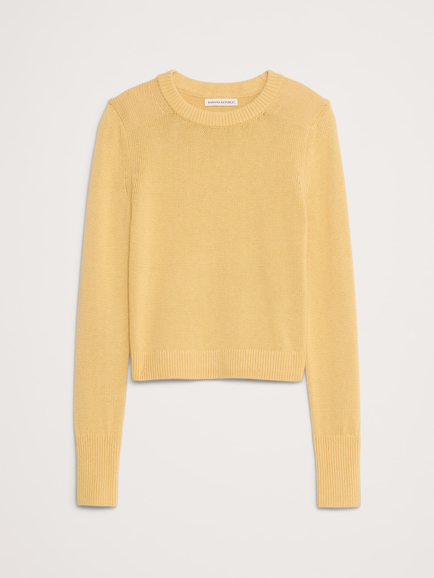 Image number 5 showing, Cotton-Silk Crew-Neck Sweater