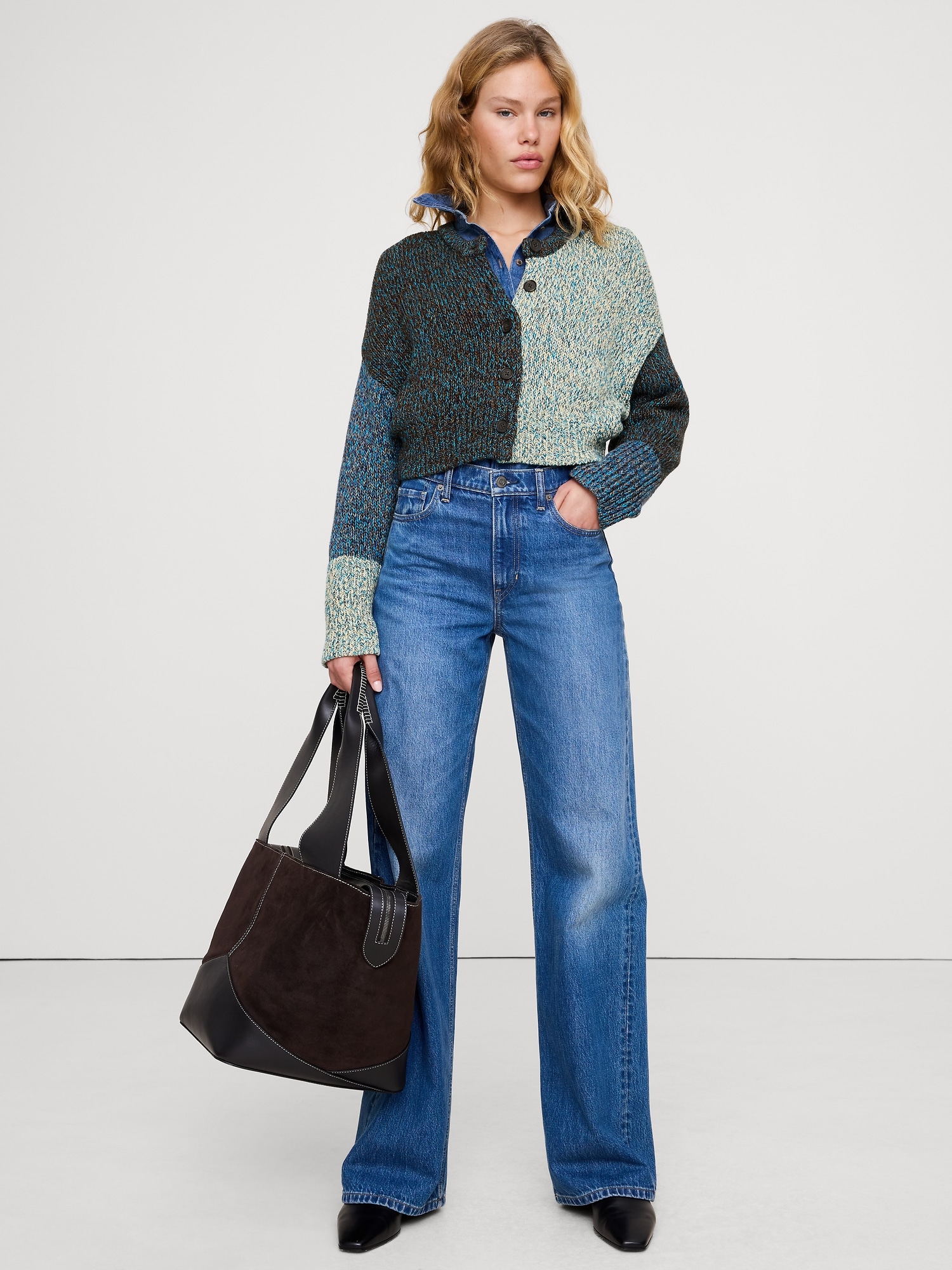 Image number 1 showing, Cotton Cropped Cardigan