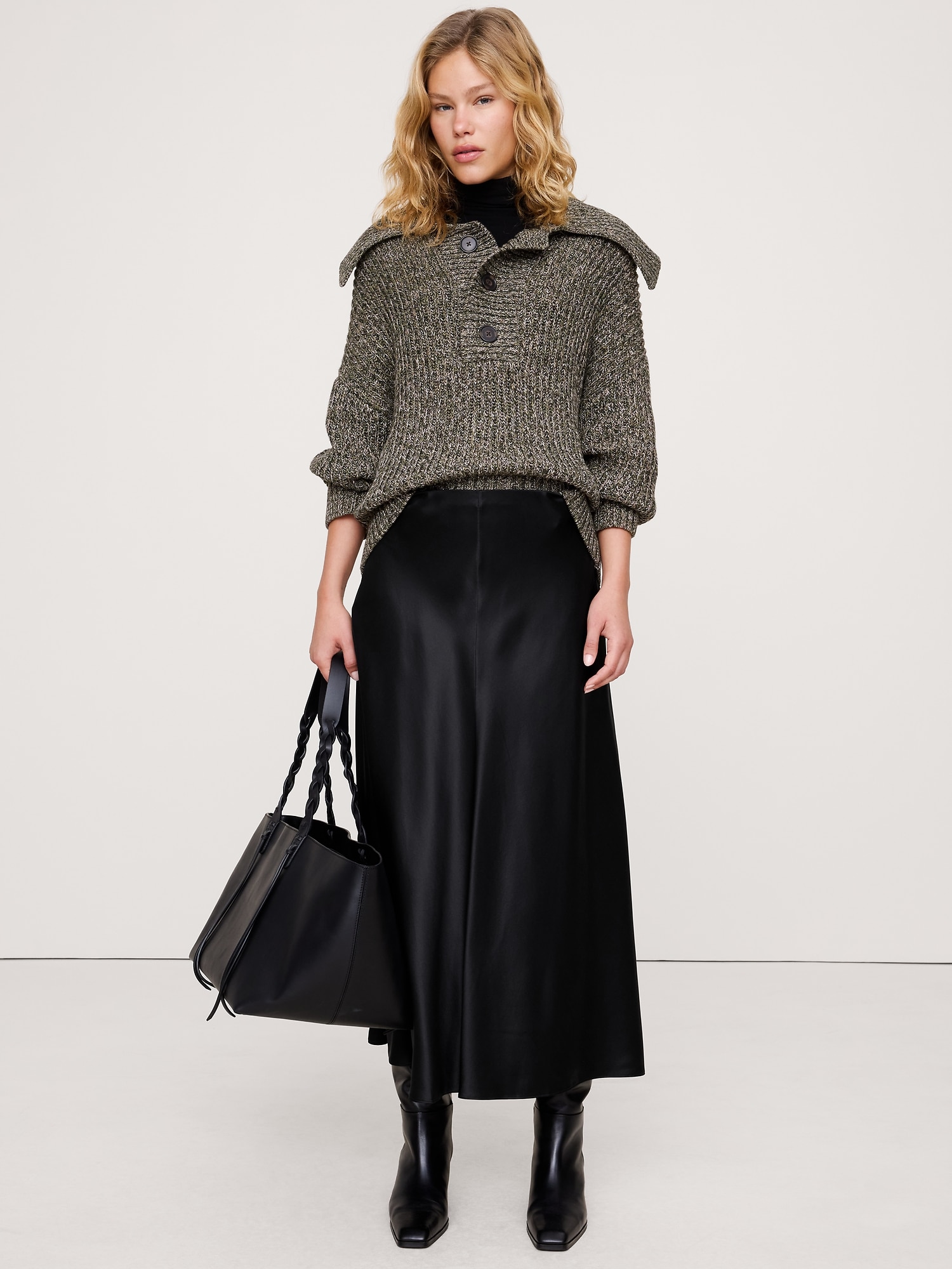 Image number 1 showing, Oversized Cotton Sailor Sweater