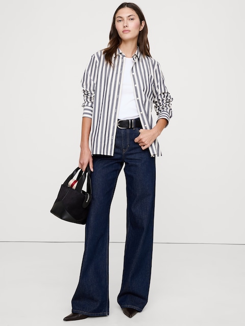 LA CHEMISE DE TOUS LES JOURS EN POPELINE DE COTON