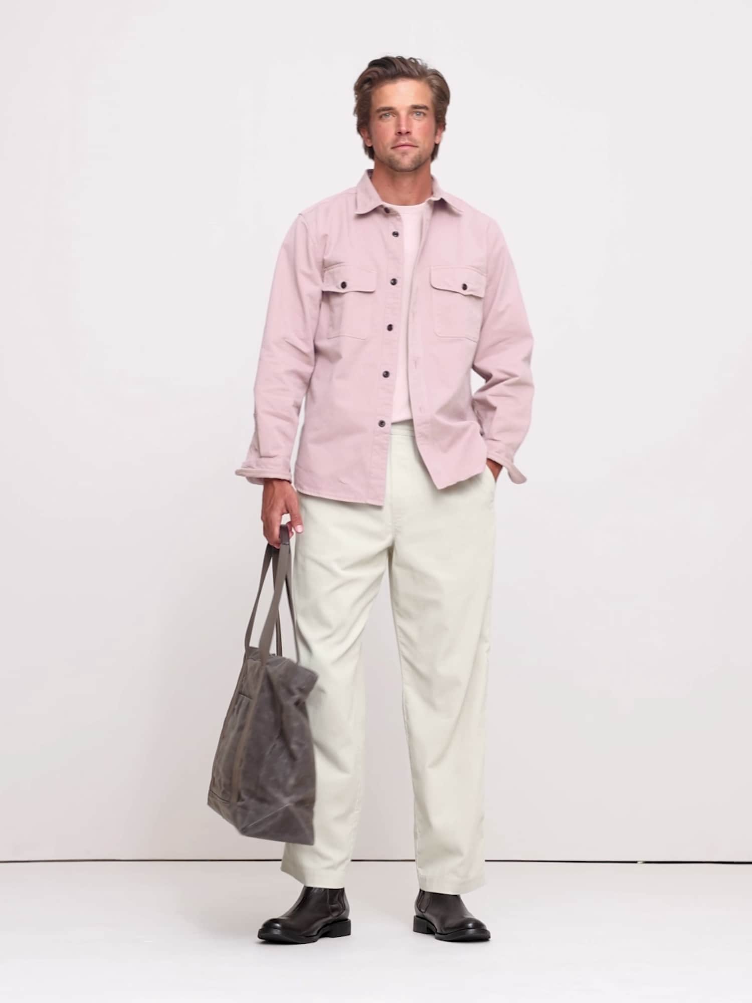Image number 2 showing, Standard-Fit Cotton Twill Shirt Jacket