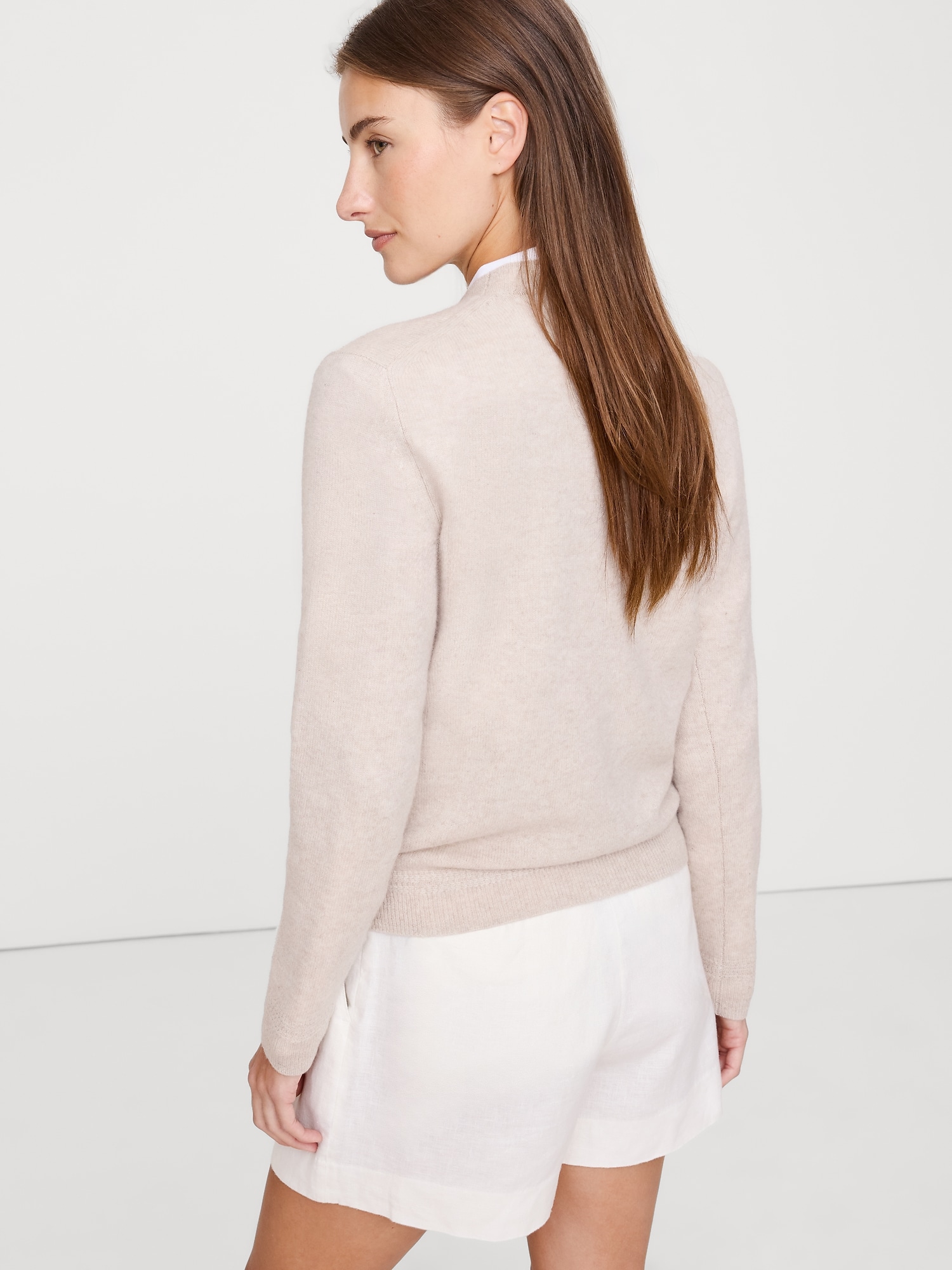 Image number 8 showing, Lightweight Cashmere Crew-Neck Sweater