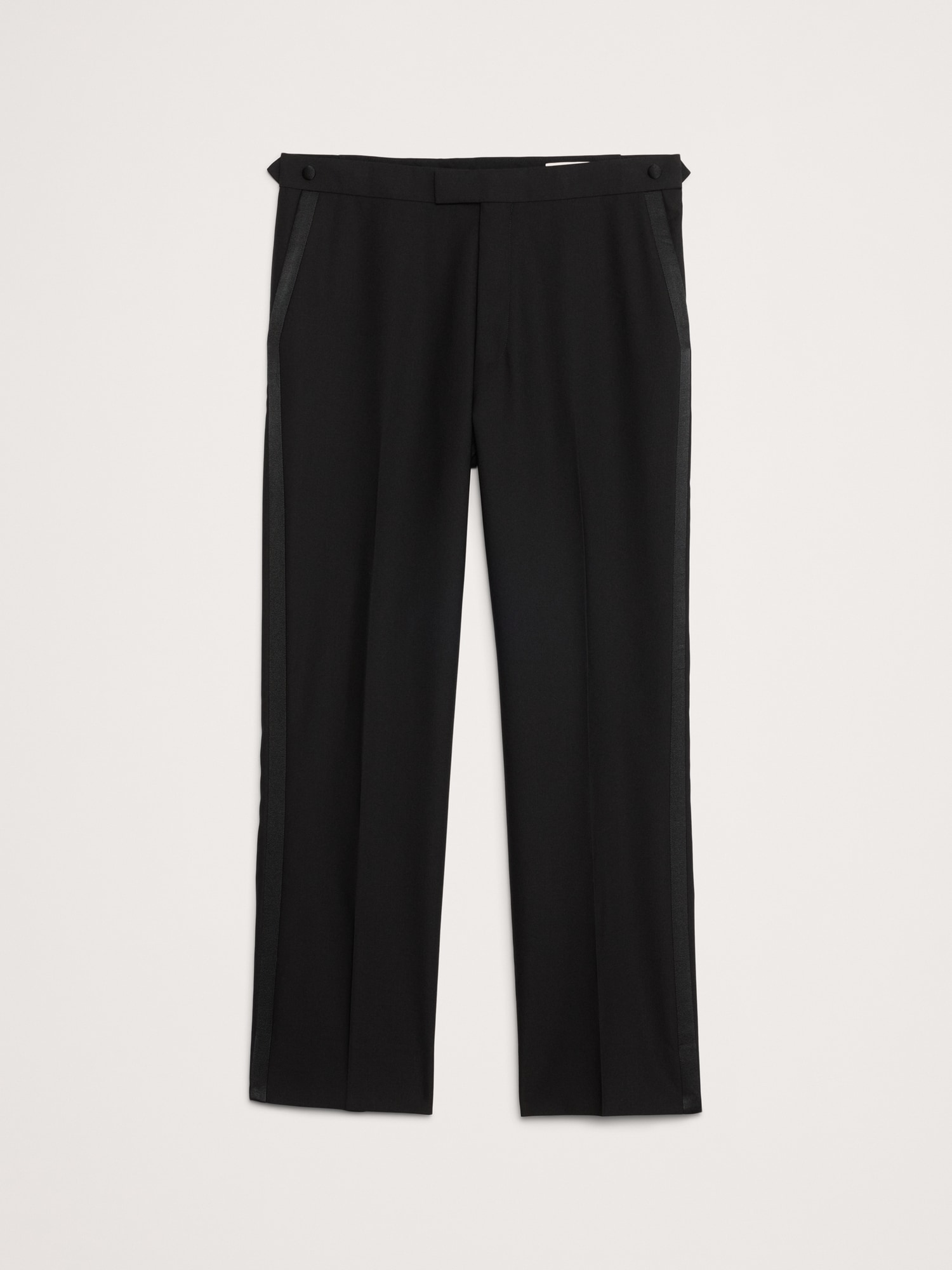 Image number 5 showing, Straight Italian Barathea Tuxedo Pant