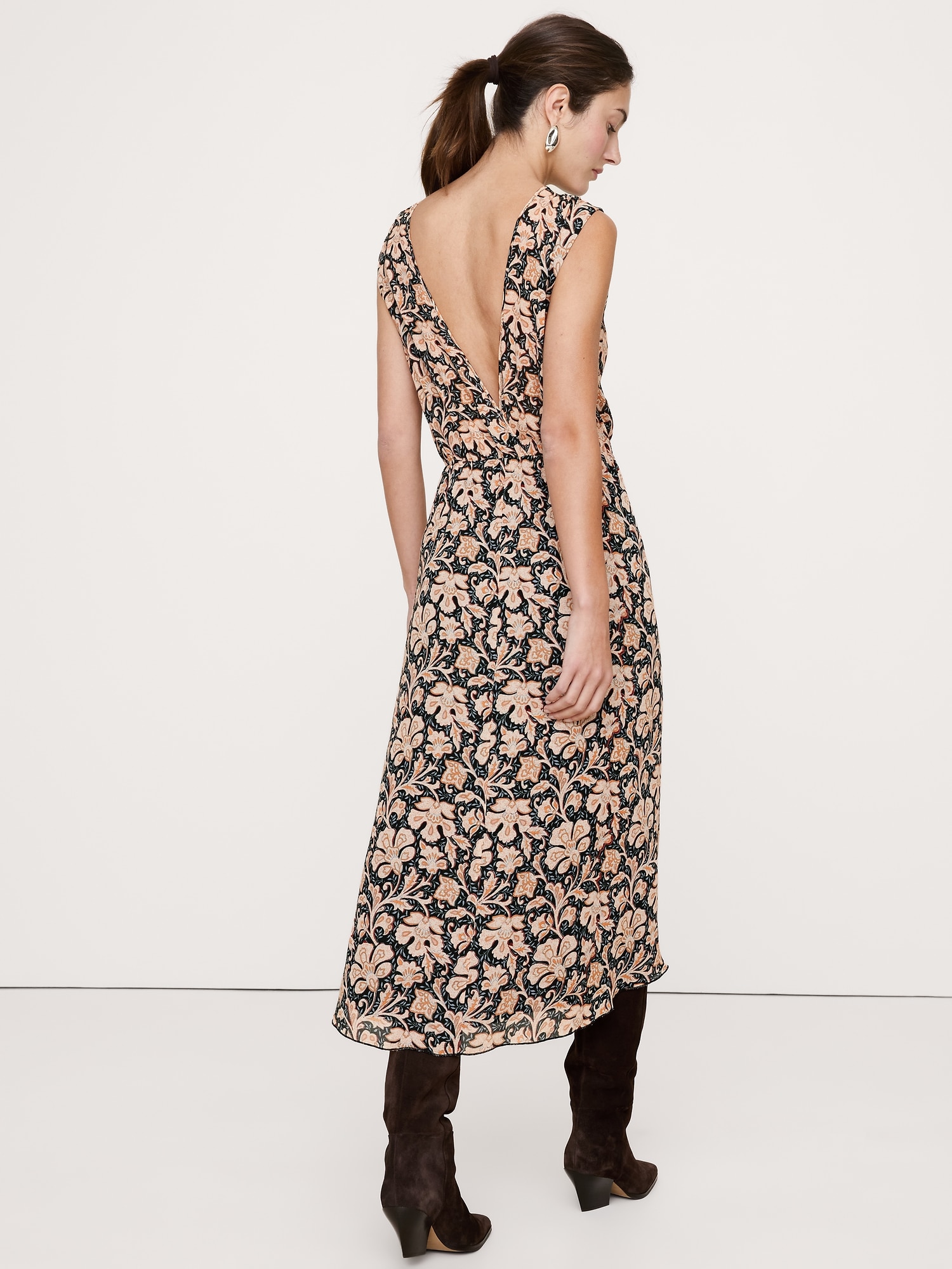 Image number 5 showing, Low-Back Midi Dress