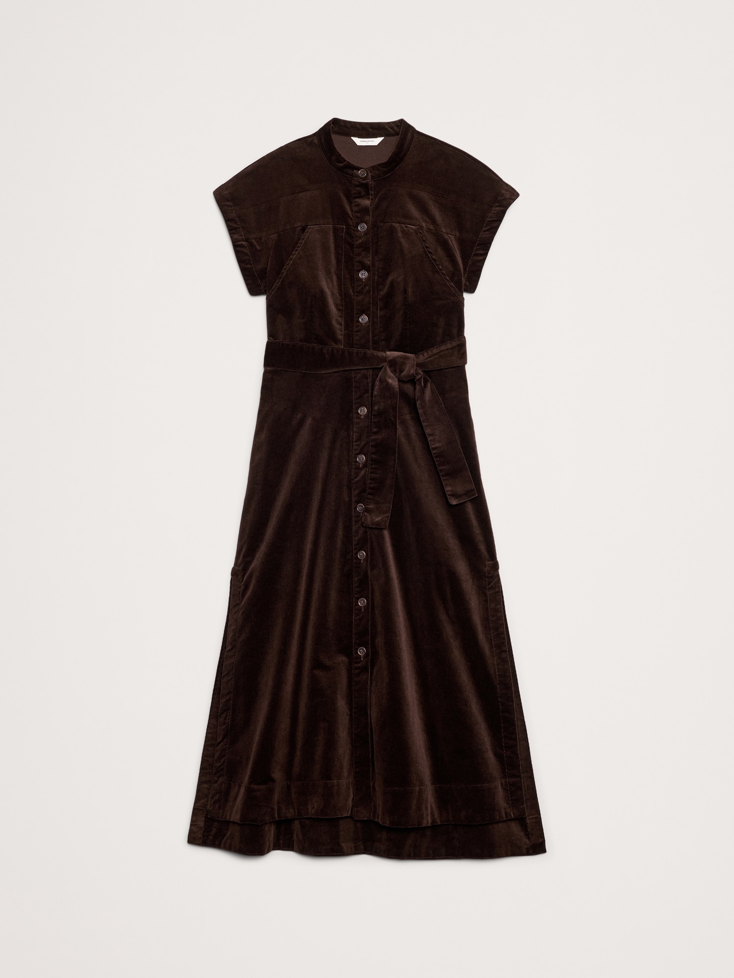Image number 5 showing, Corduroy Midi Shirt Dress