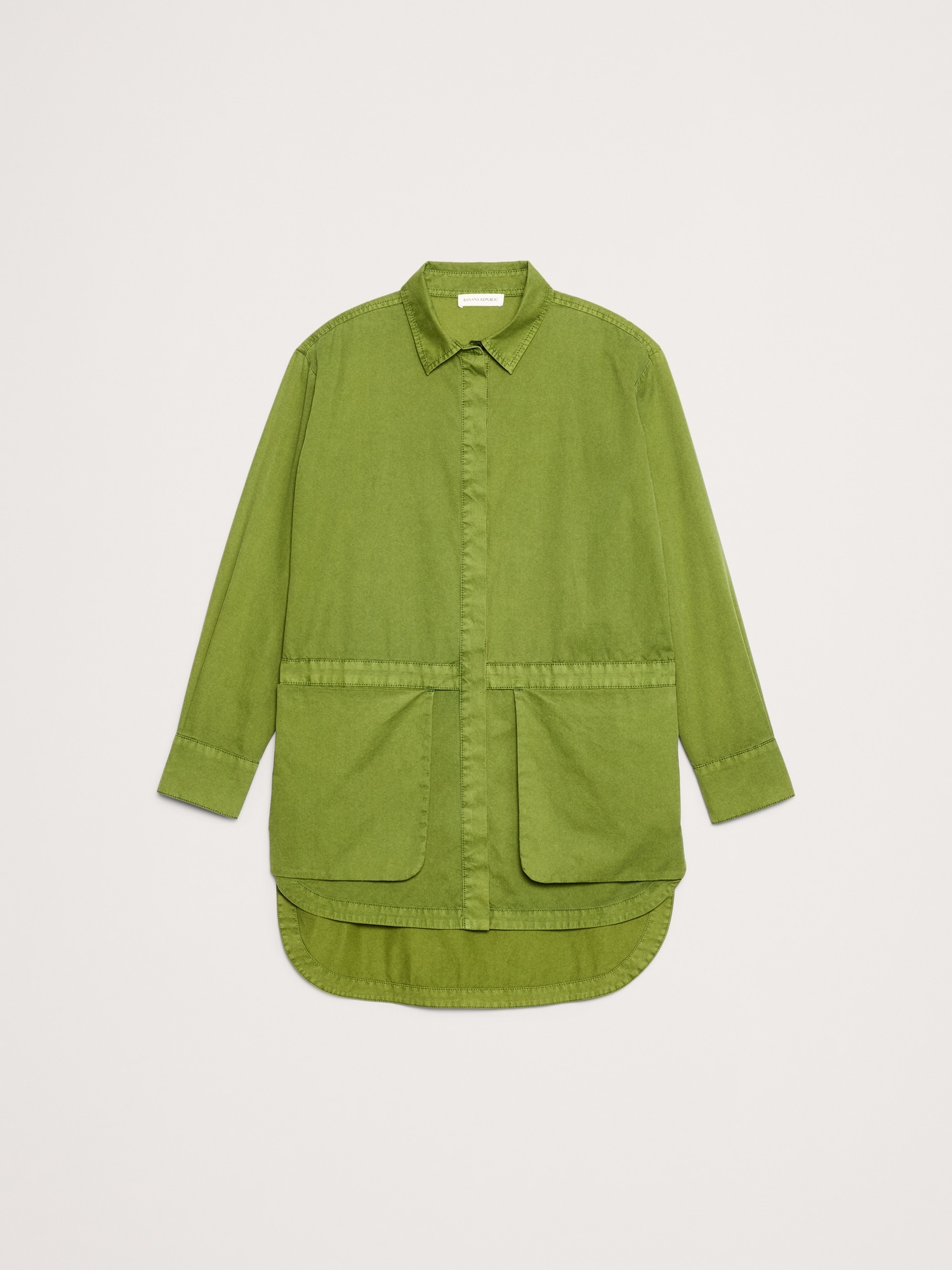 Image number 8 showing, COTTON TWILL UTILITY TUNIC