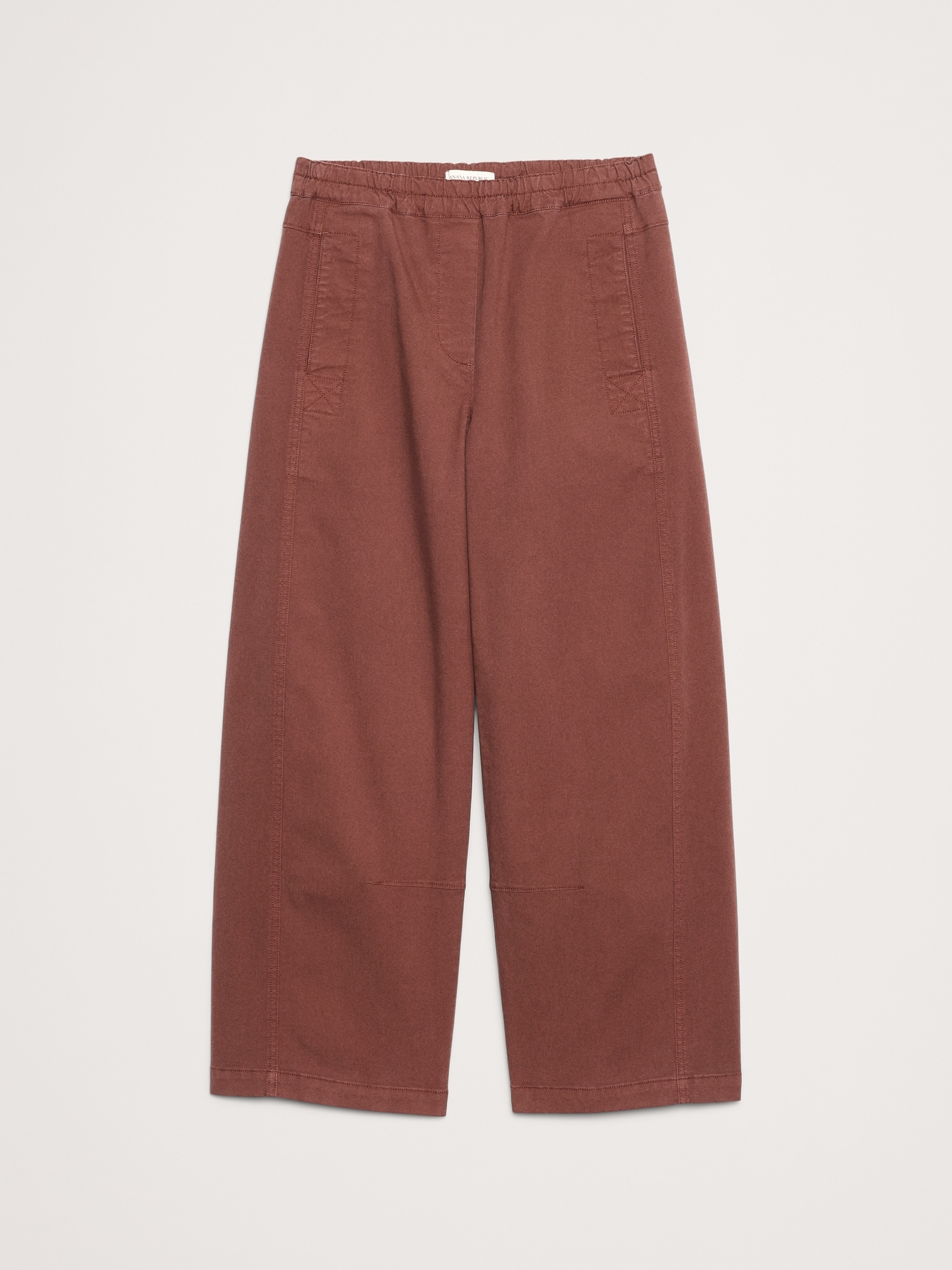 Image number 8 showing, Mid-Rise Relaxed Painter Pull-On Pant