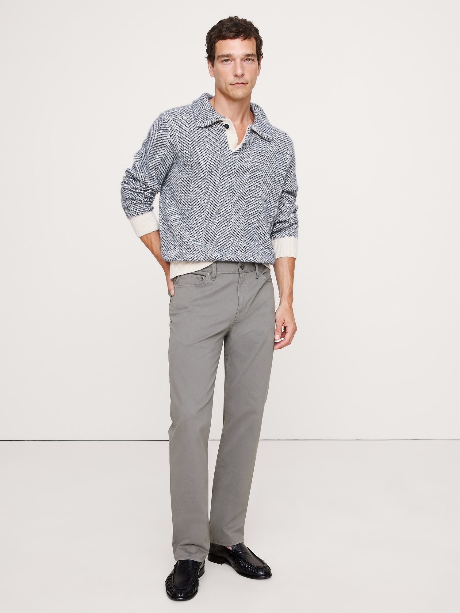 Pantalon Voyageur 2.0 à coupe droite - Gris Signaux De Fumée