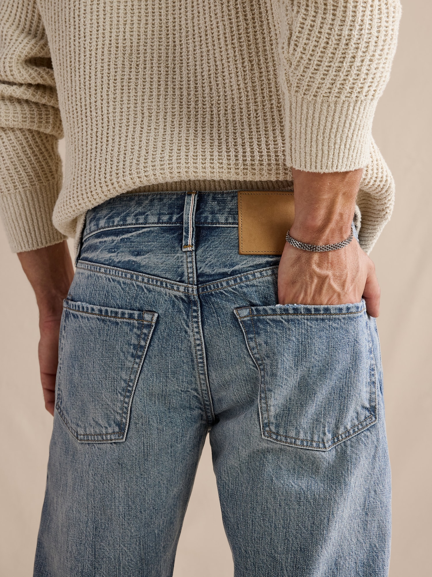 Image number 3 showing, Slim Selvedge Jean