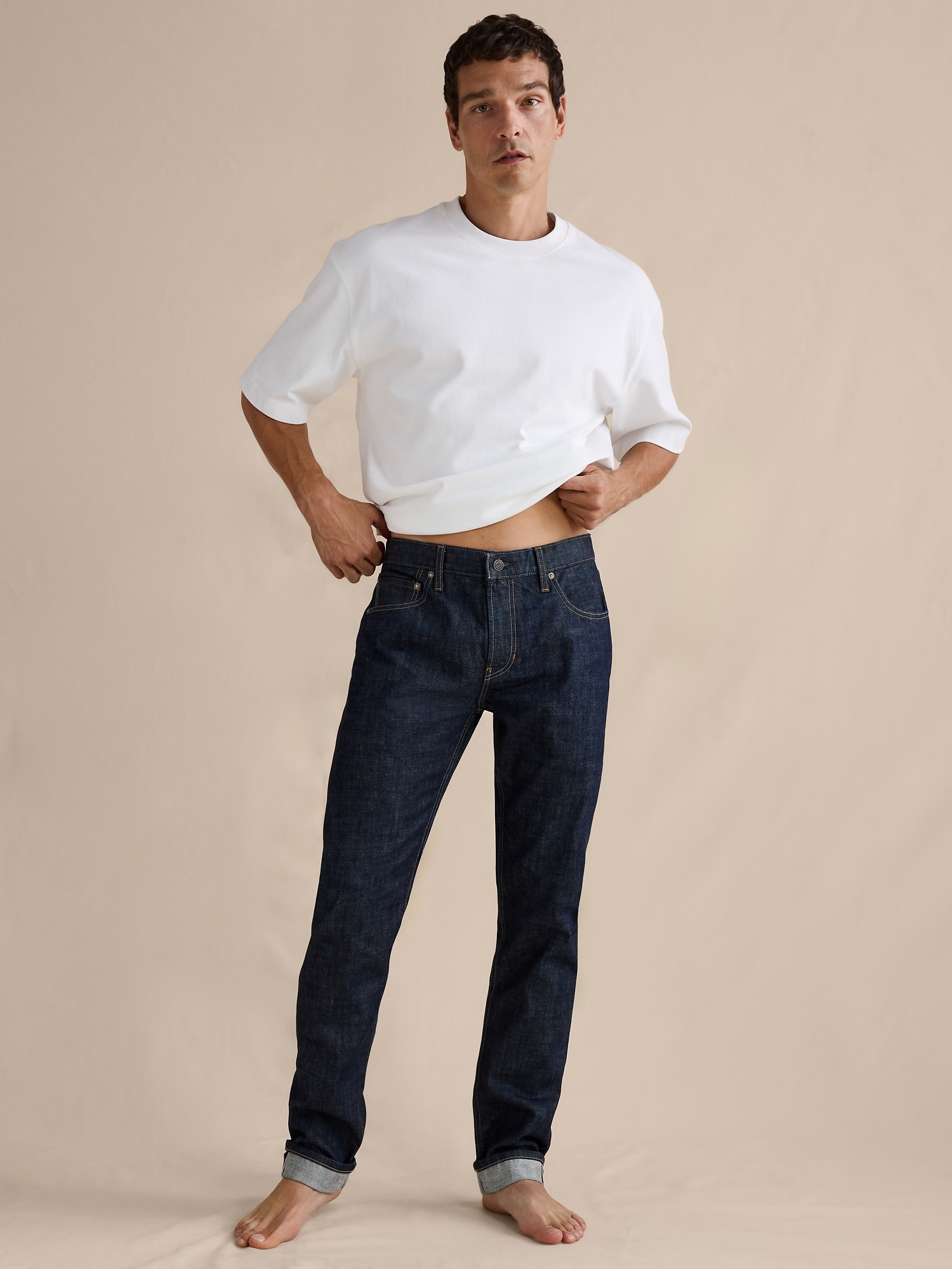Image number 8 showing, Slim Selvedge Jean