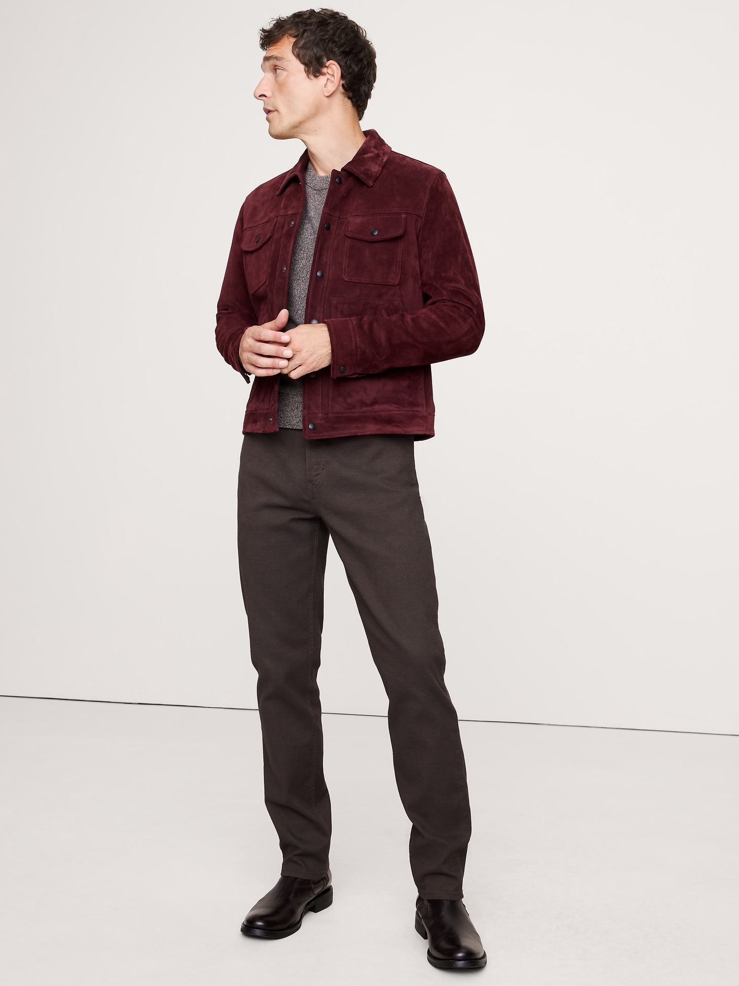 Image number 1 showing, Slim Heather Traveler Pant