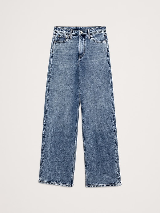 Jean Banana Republic Denim Foncé Stretch - Taille 12R (30.25 De Longueur D'entrejambe), Occasion Très Bon état