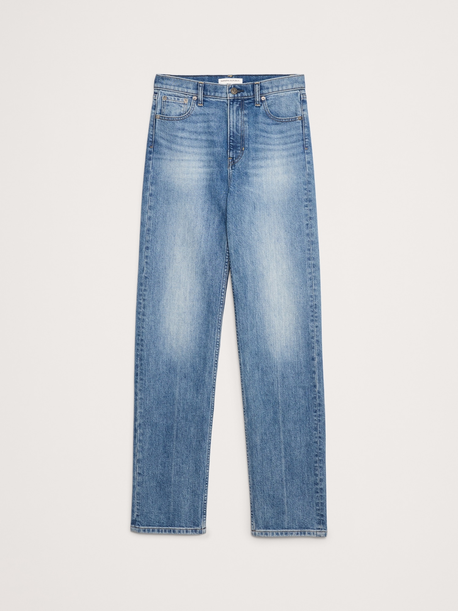 Image number 4 showing, HIGH-RISE 90S STRAIGHT JEAN