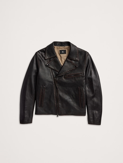 Leather Moto Jacket | Banana Republic