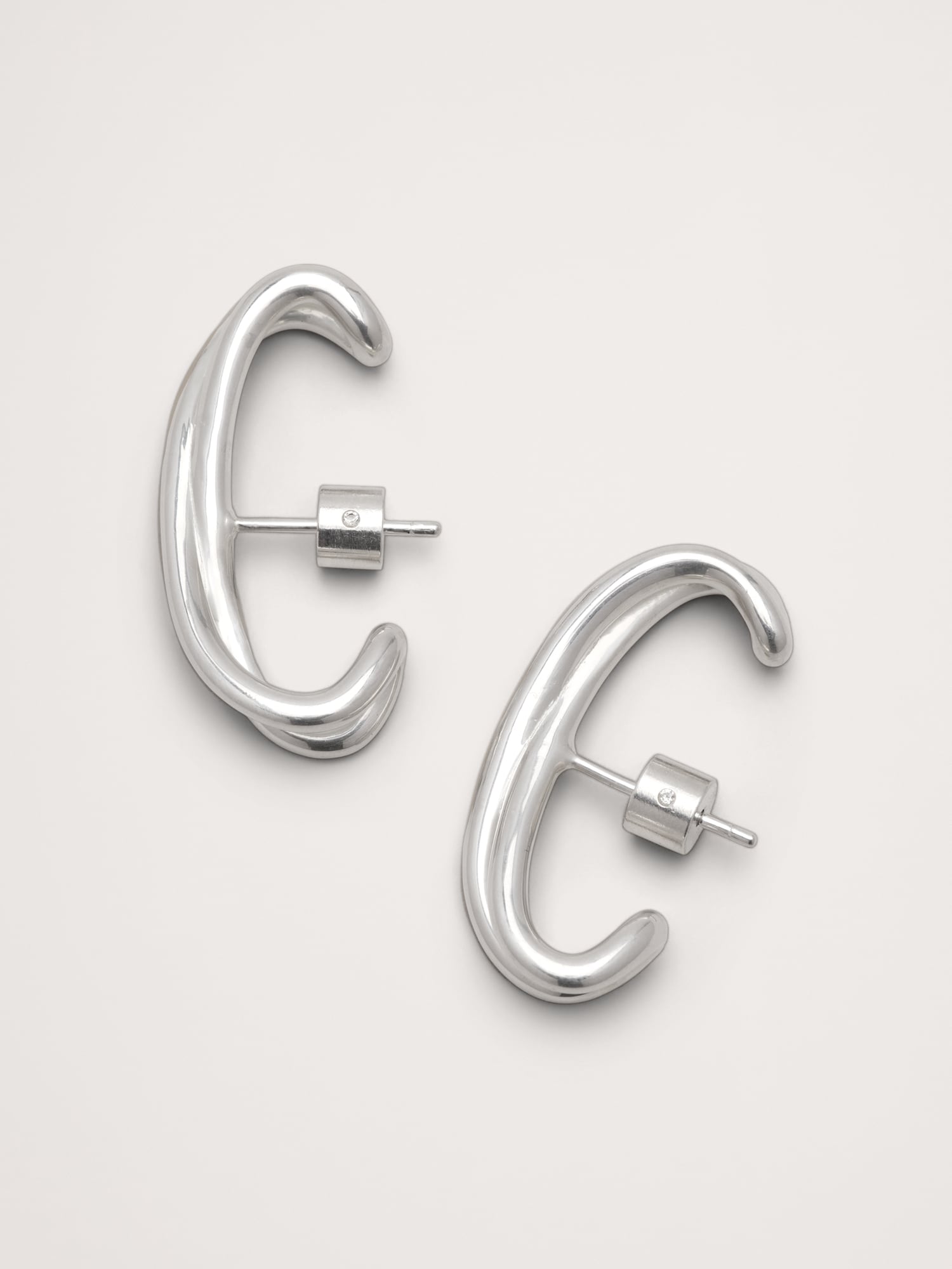 Image number 3 showing, Knotted Ear Cuff With Post Backs