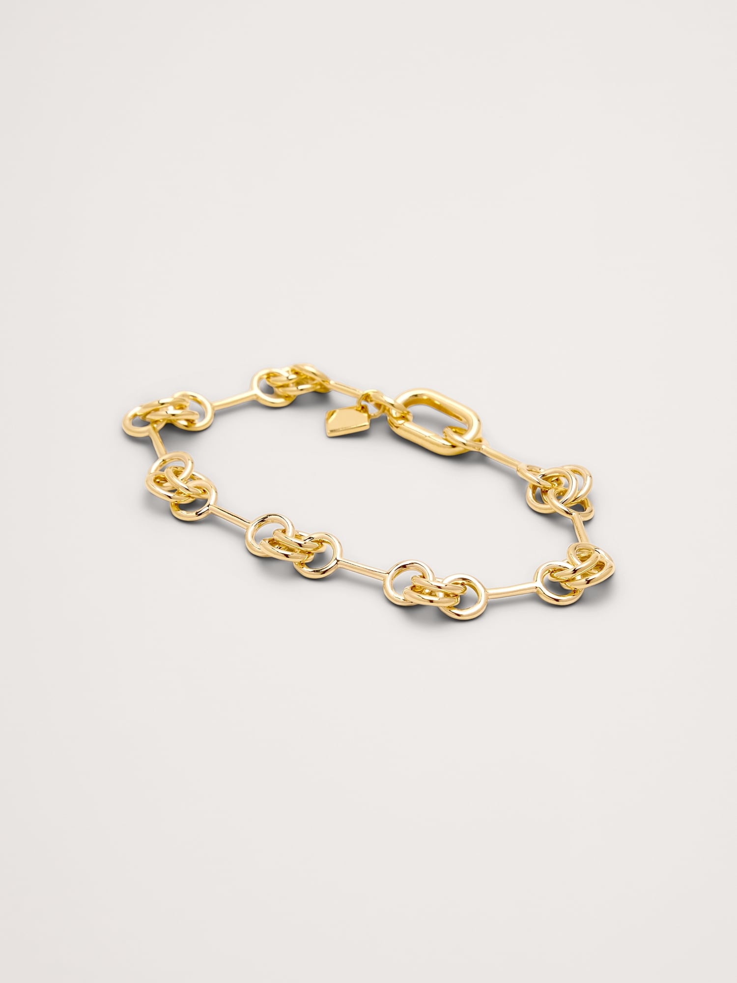Image number 1 showing, Double Ring Chain Bracelet