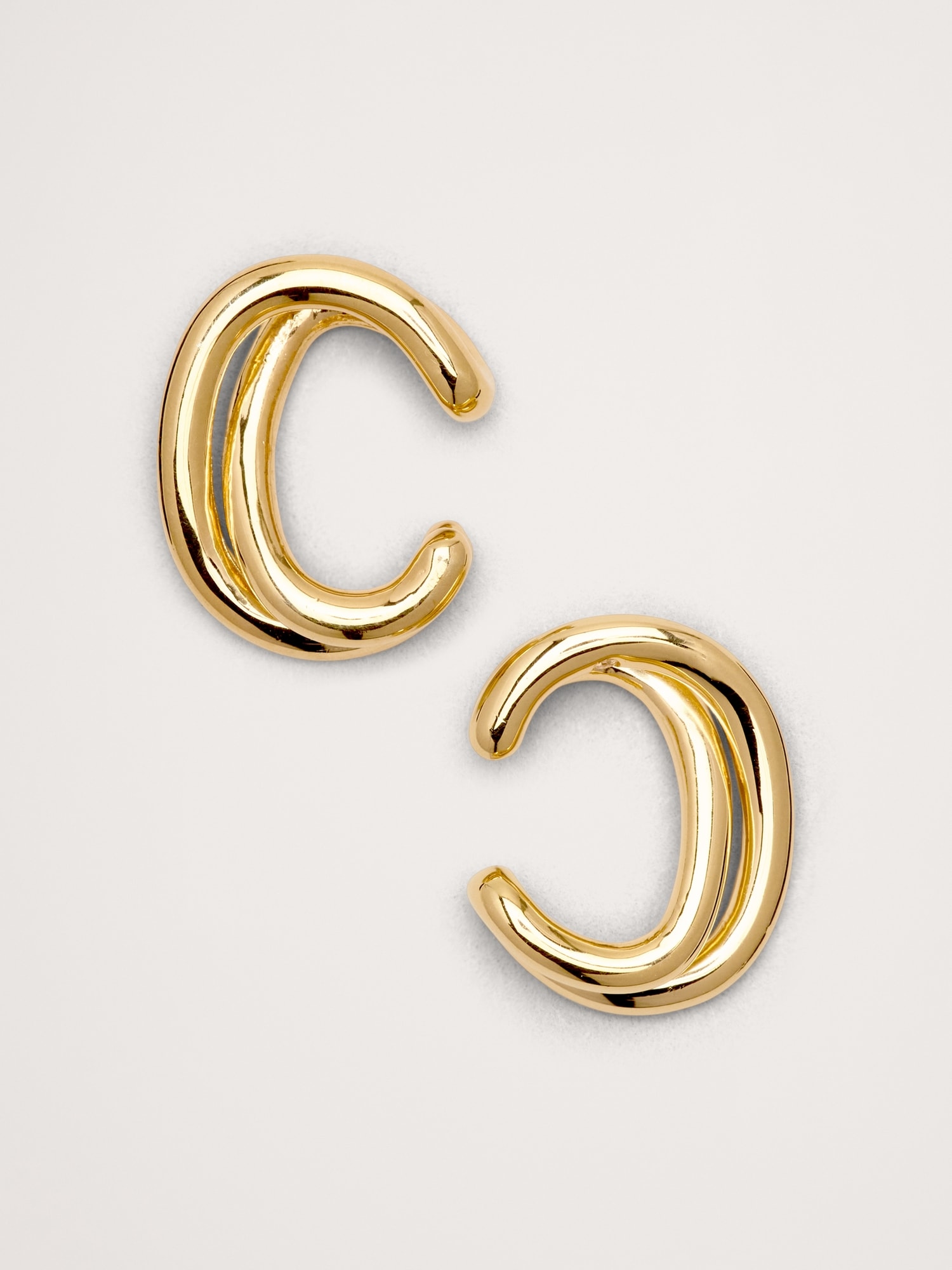 Knotted Ear Cuff Without Post - Gold