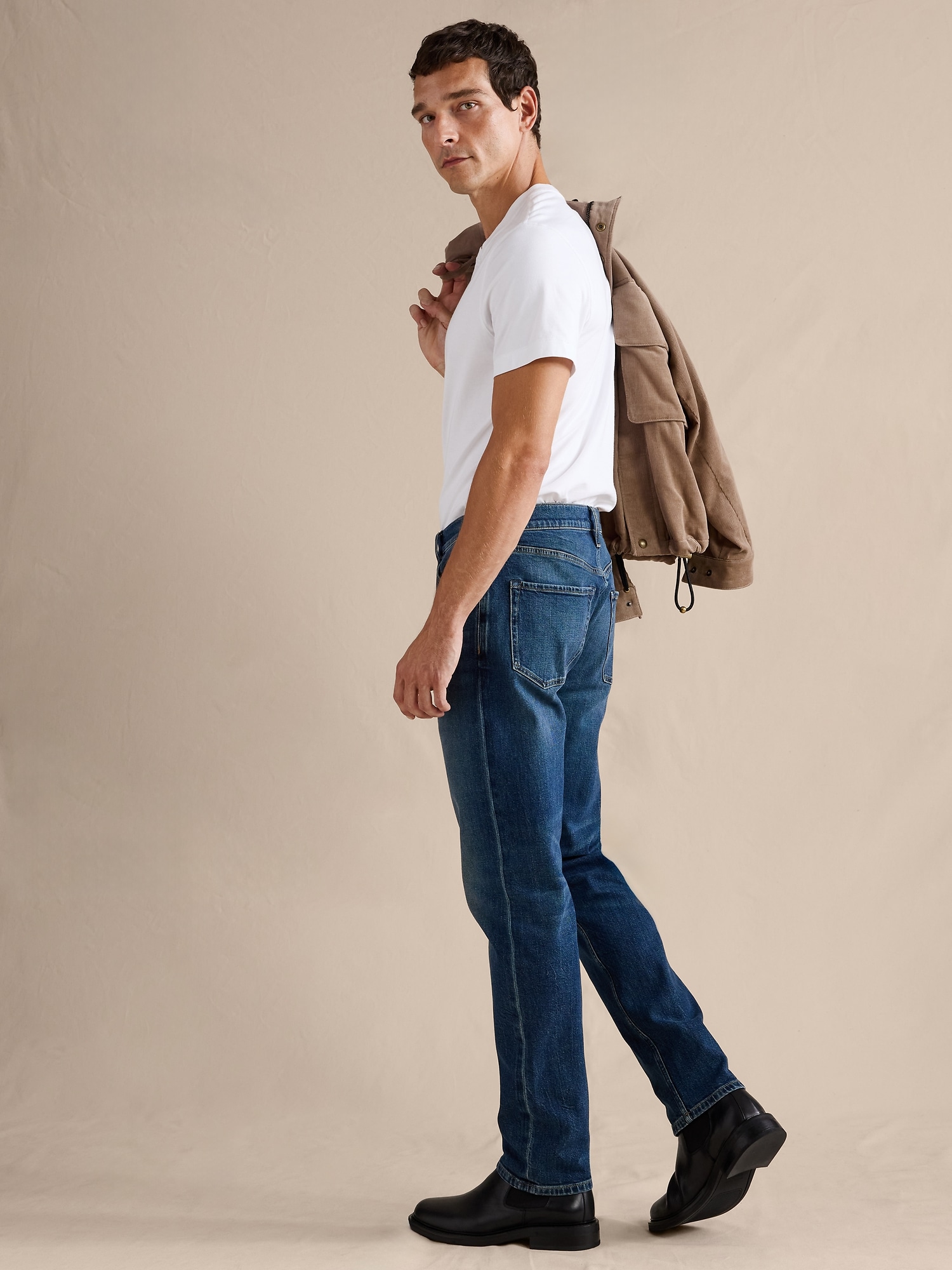 Image number 3 showing, SLIM AUTHENTIC DENIM